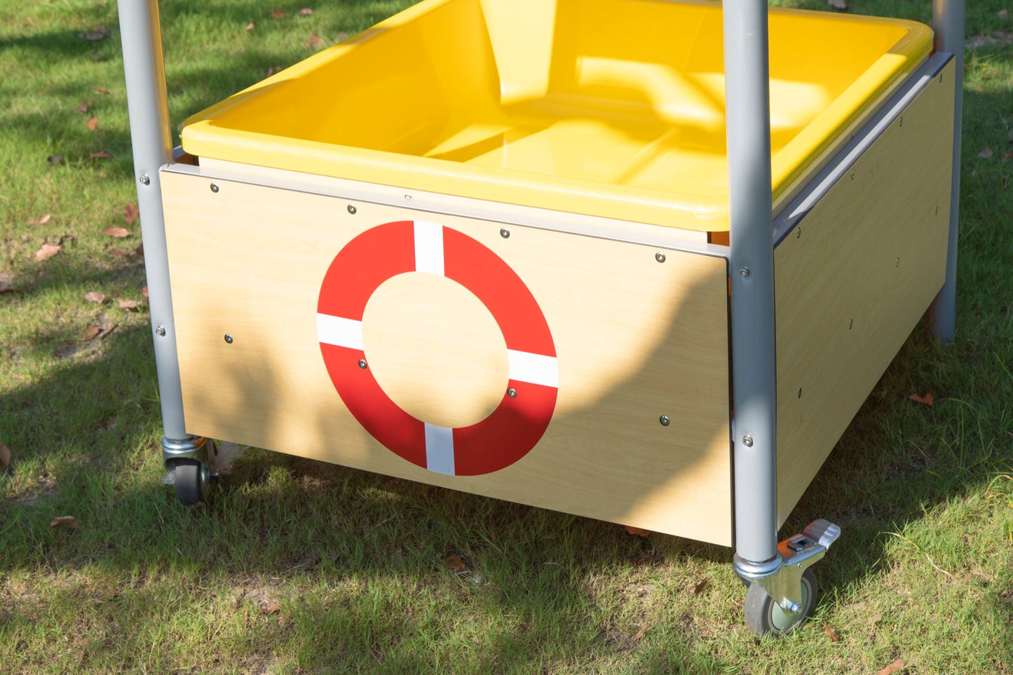 Wisdom - Moddertafel op wielen met schuin dak - Playlaan