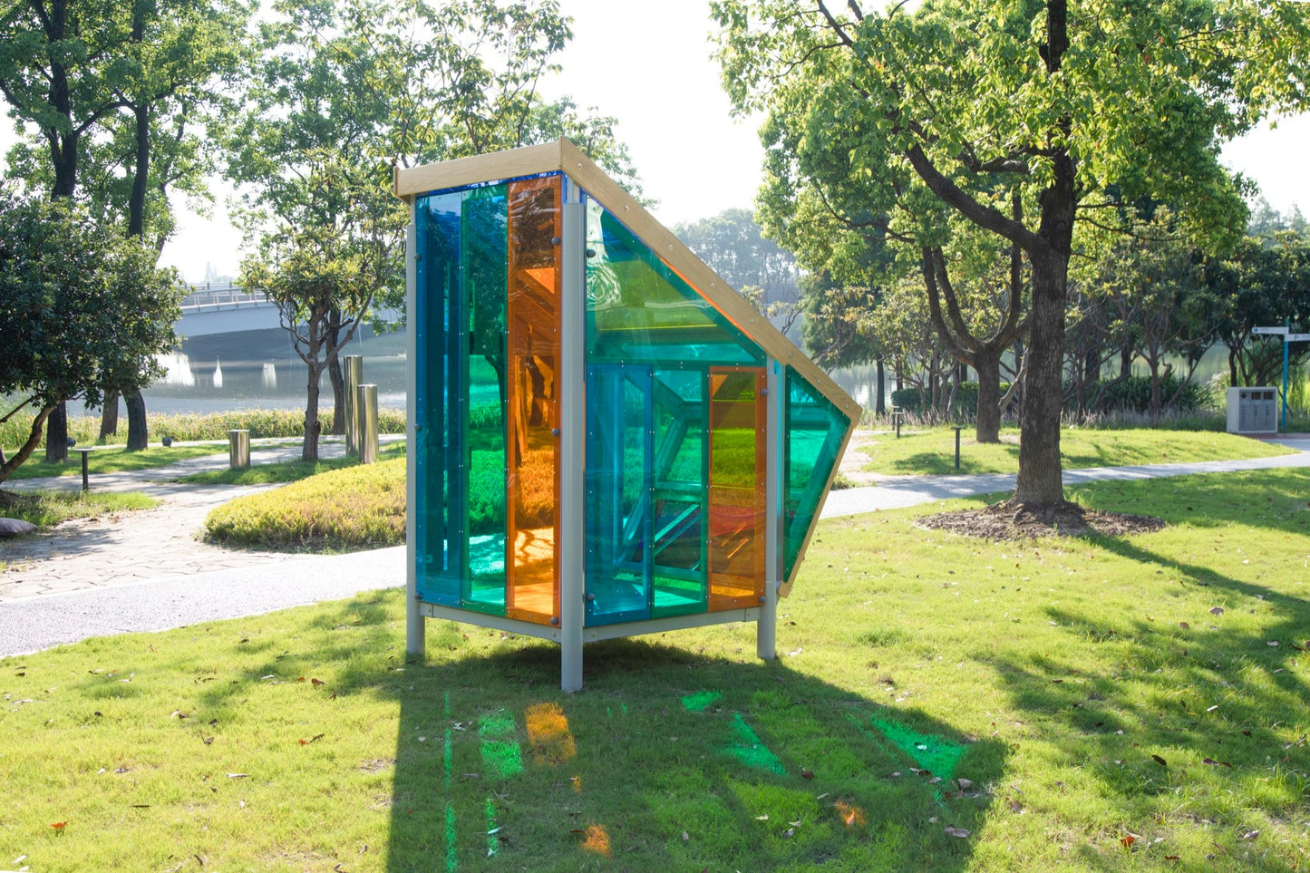 Wisdom - Multicolor speelhuisje voor buiten - Playlaan