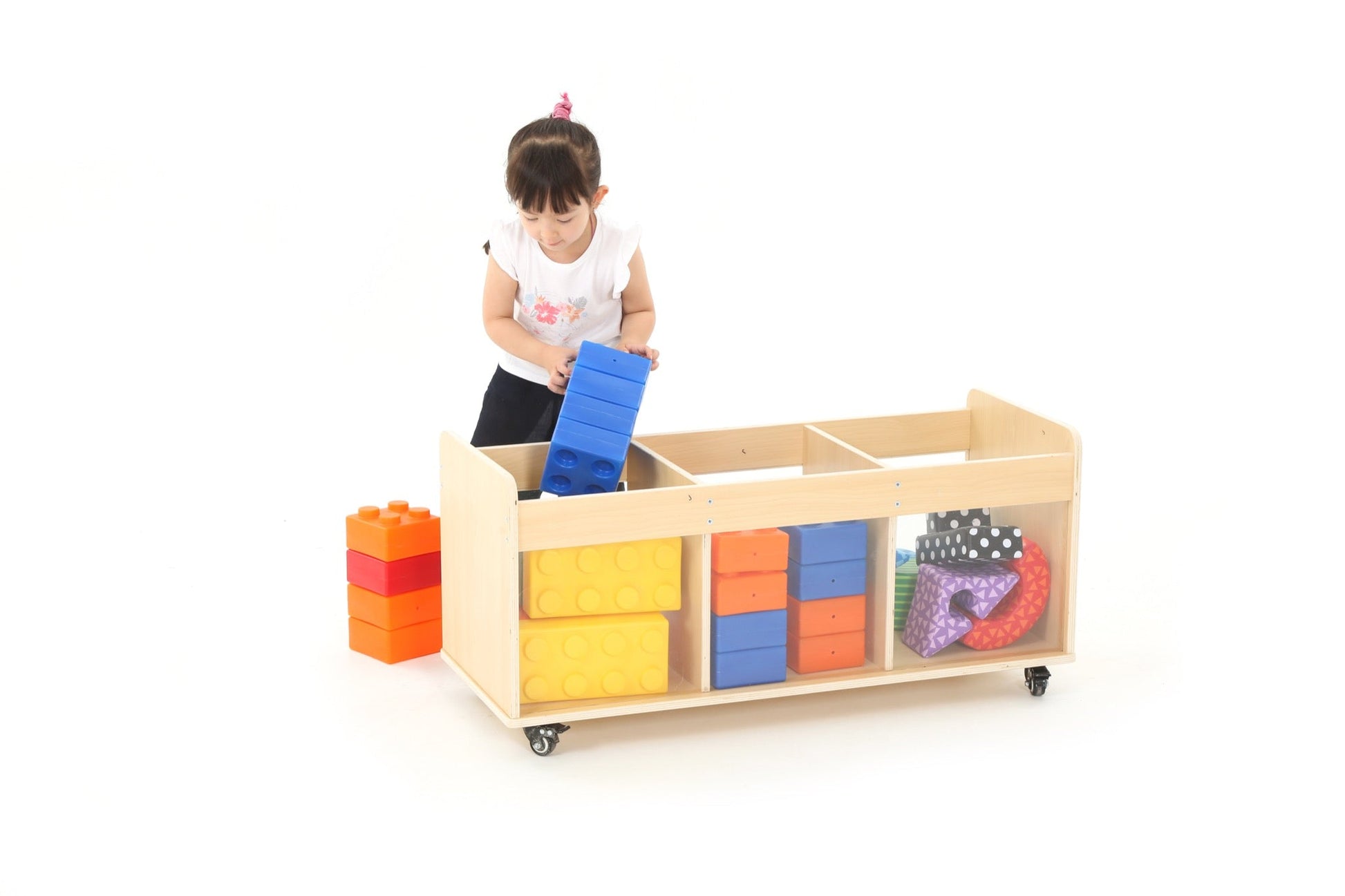 Wisdom - Opbergkar op wieltjes laag - Playlaan