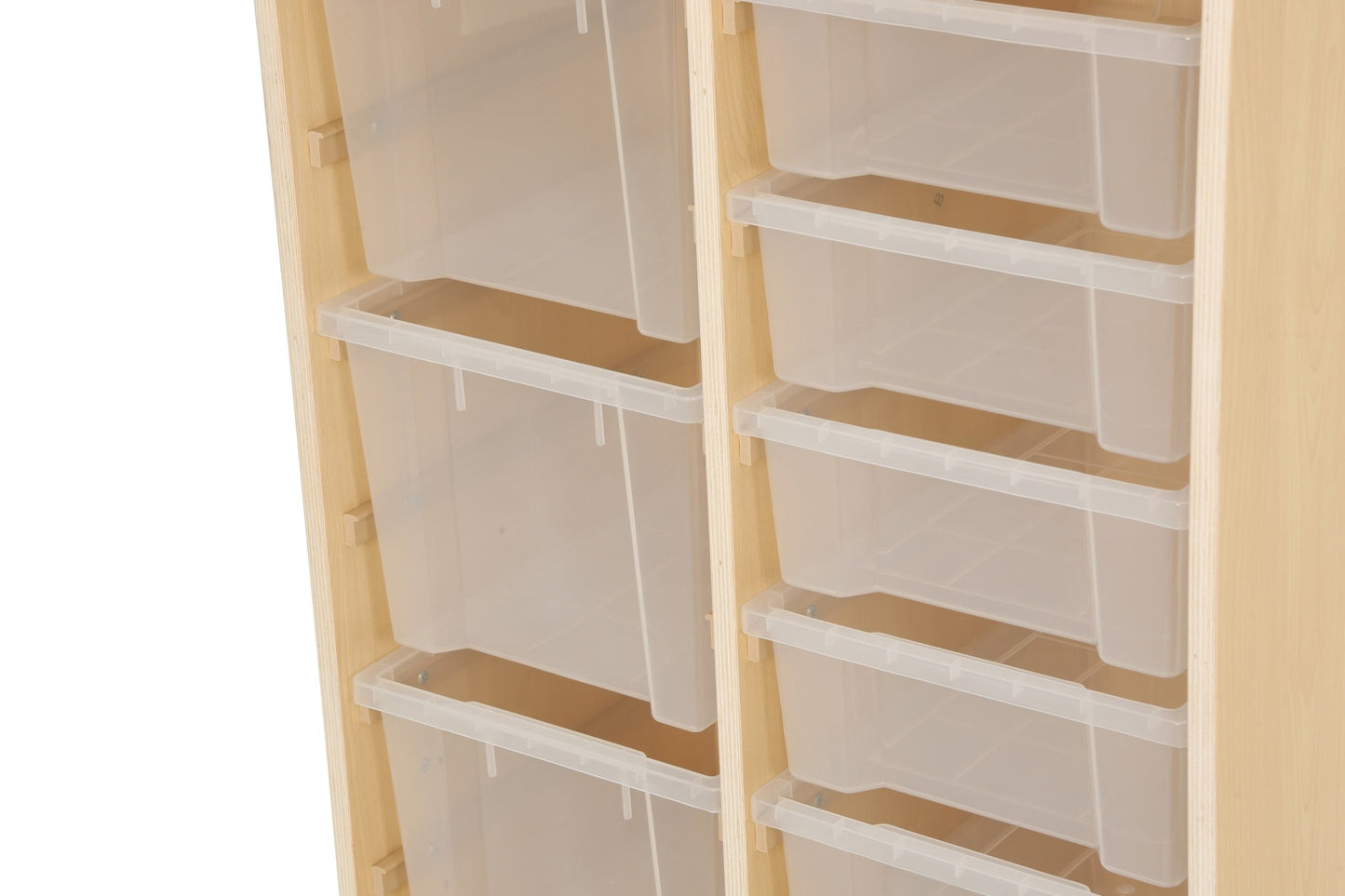 Wisdom - Opbergkast op wieltjes met 9 bakken (6 klein, 3 groot) - Playlaan