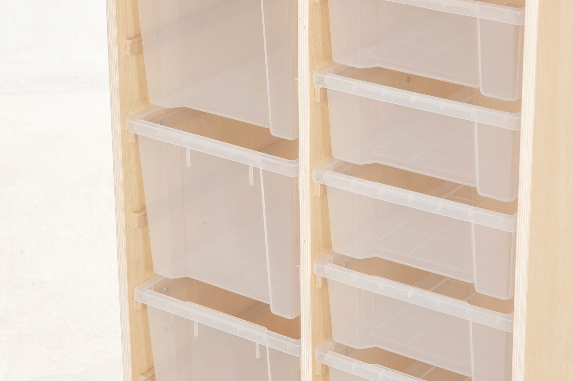 Wisdom - Opbergkast op wieltjes met 9 bakken (6 klein, 3 groot) - Playlaan