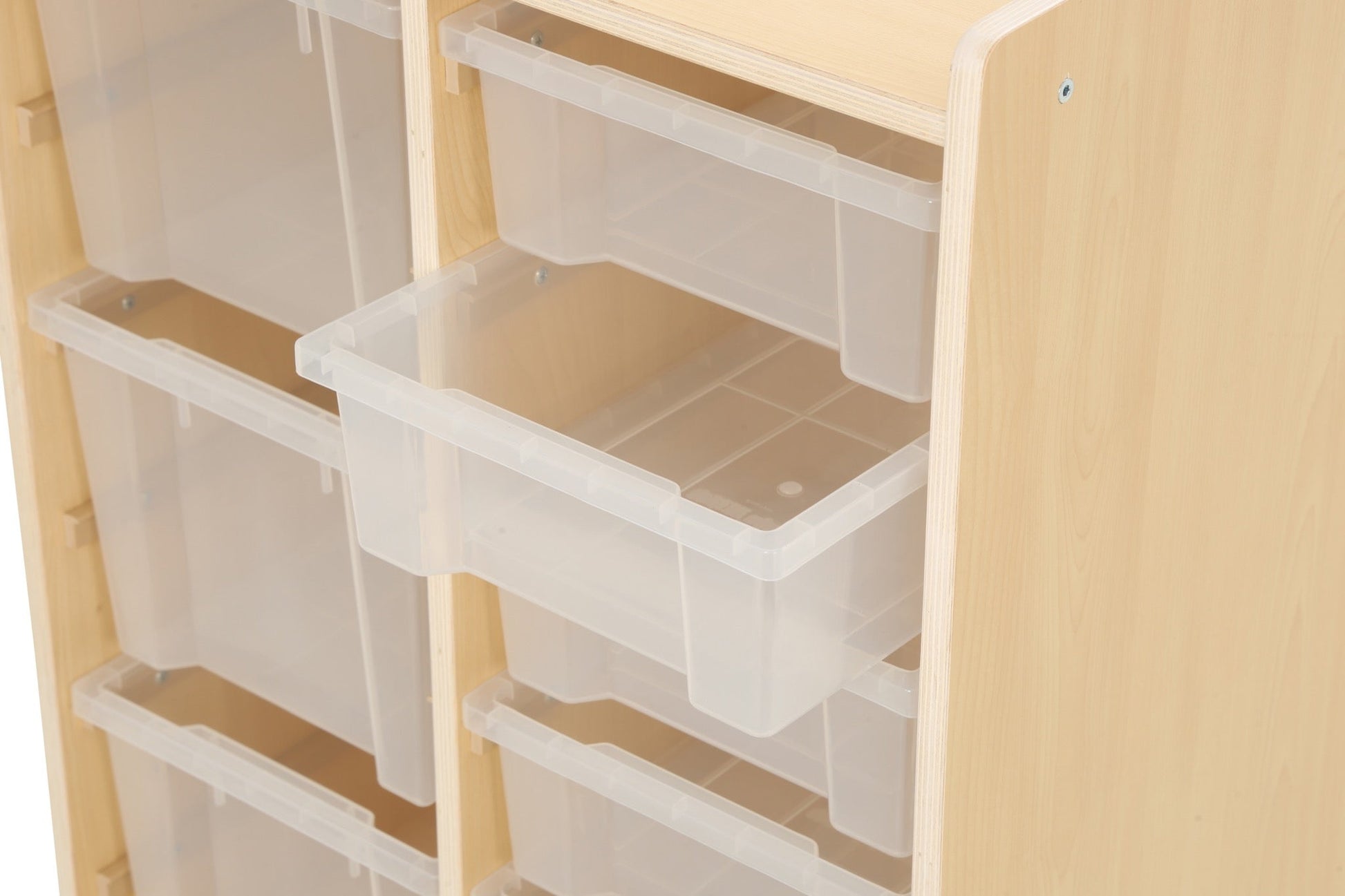 Wisdom - Opbergkast op wieltjes met 9 bakken (6 klein, 3 groot) - Playlaan