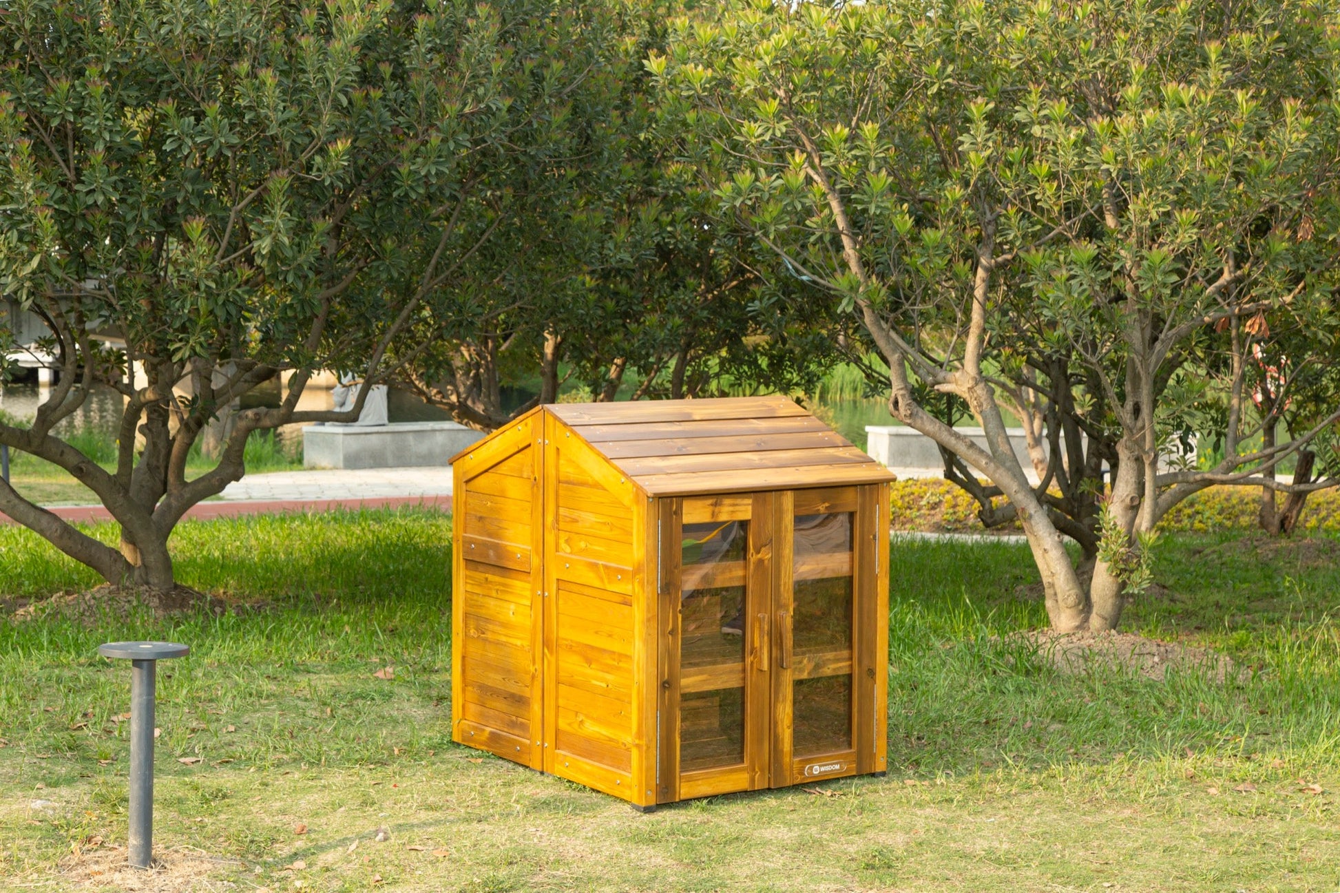 Wisdom - Opbergkast voor buiten met transparante deuren - Playlaan