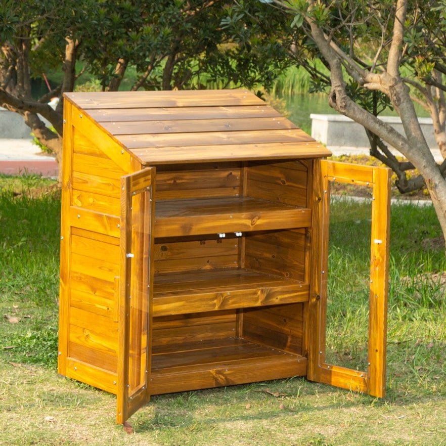 Wisdom - Opbergkast voor buiten met transparante deuren - Playlaan