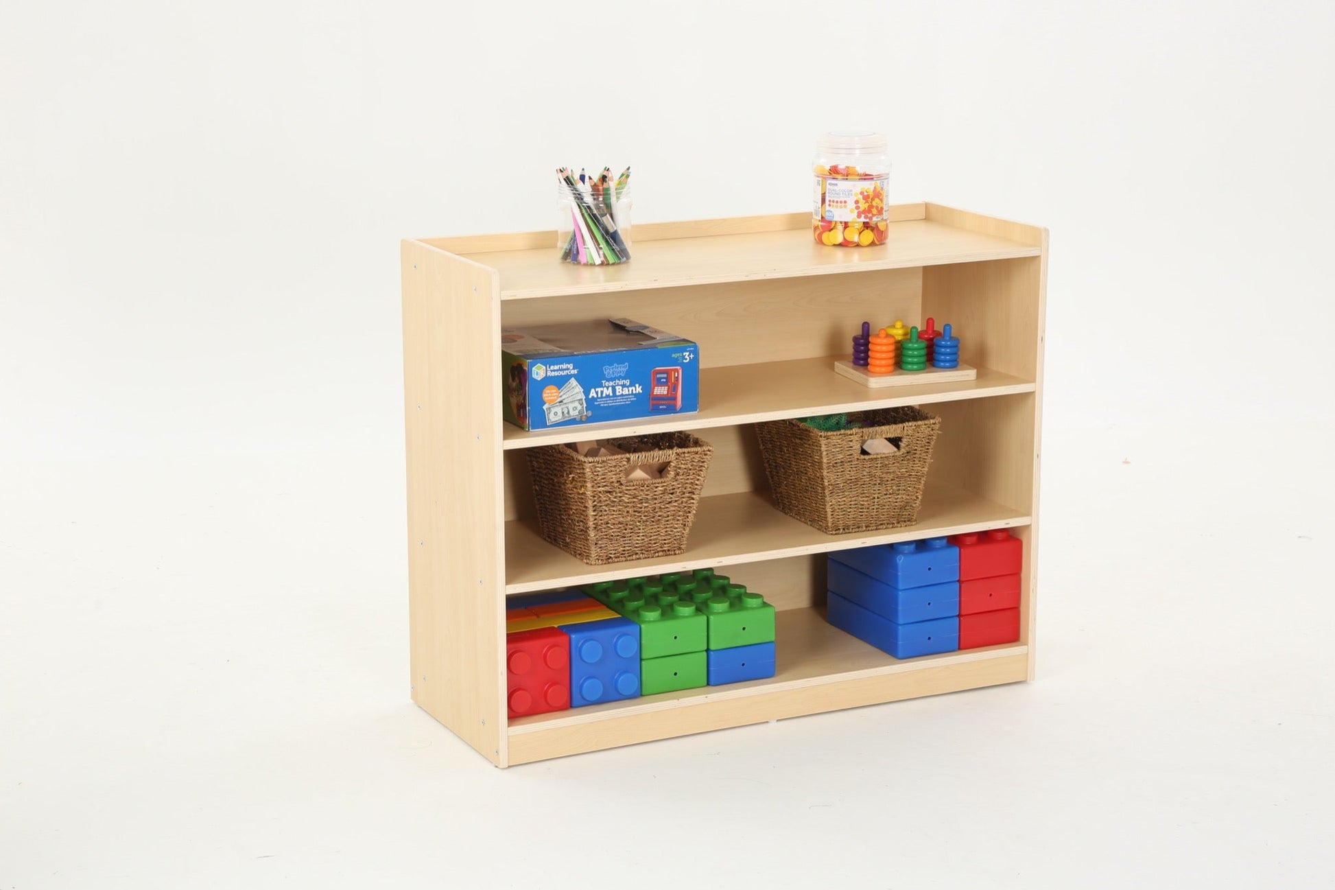 Wisdom - Open legkast met achterwand (3 planken) - Playlaan