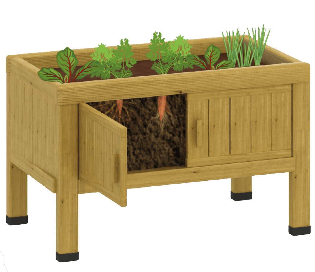 Wisdom - Plantenbak voor buiten met transparante wanden - Playlaan