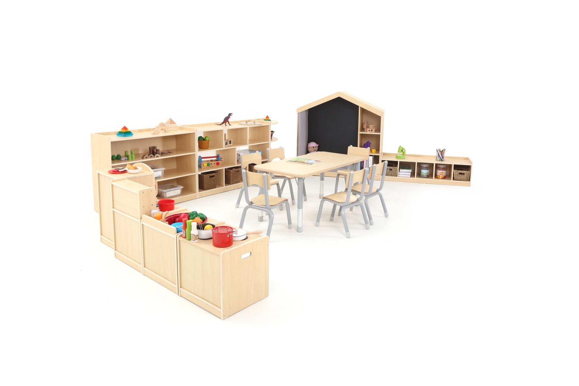 Wisdom - Rechthoekige tafel voor klaslokaal verstelbaar - Owlaf - Playlaan