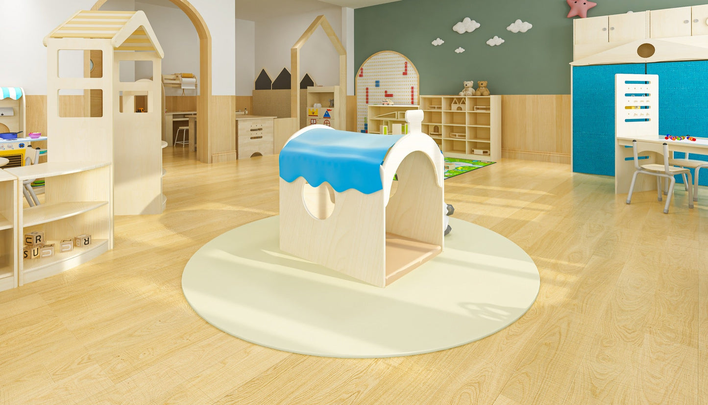 Wisdom - Rond vloerkleed - Beige (200cm) - Playlaan