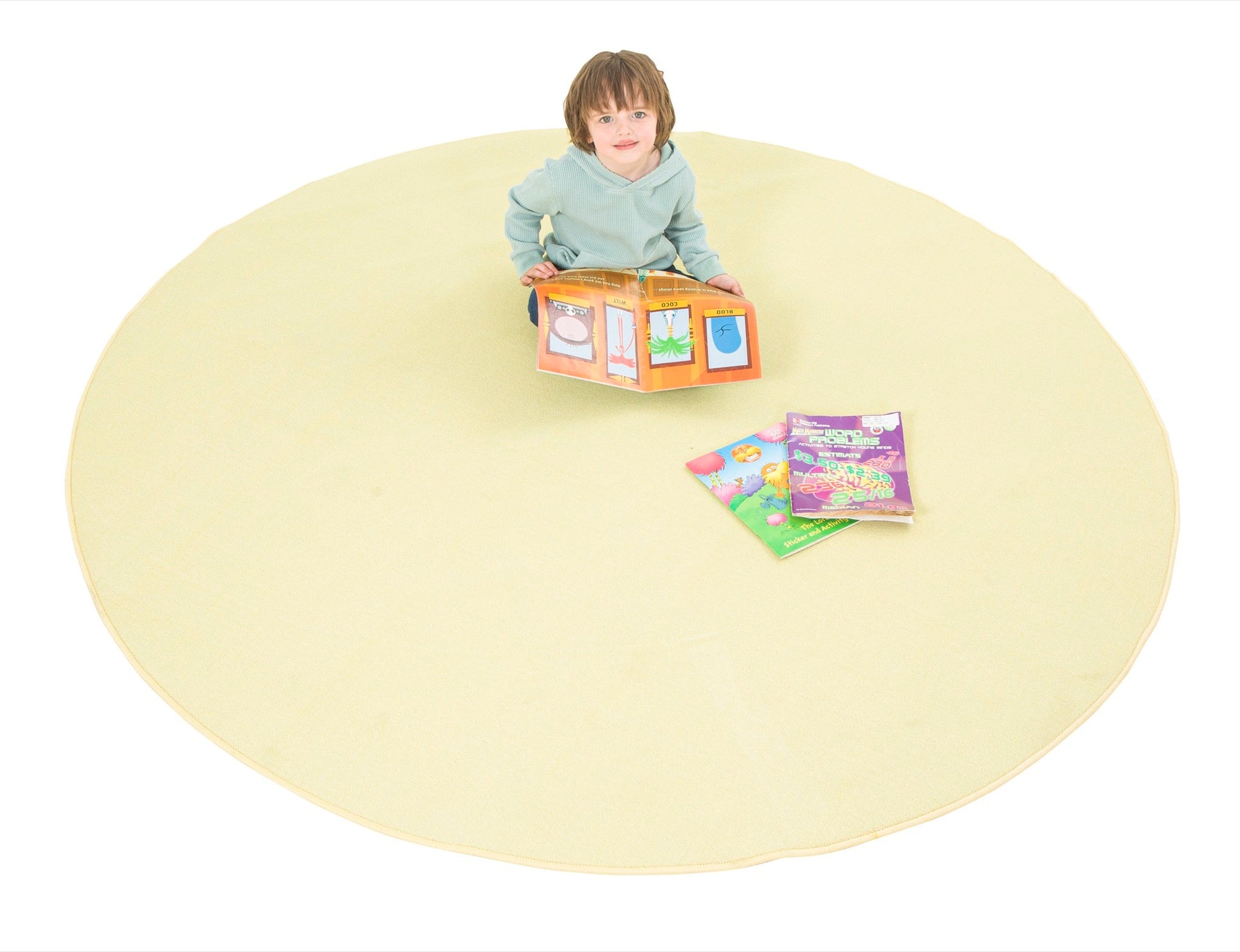 Wisdom - Rond vloerkleed - Beige (200cm) - Playlaan
