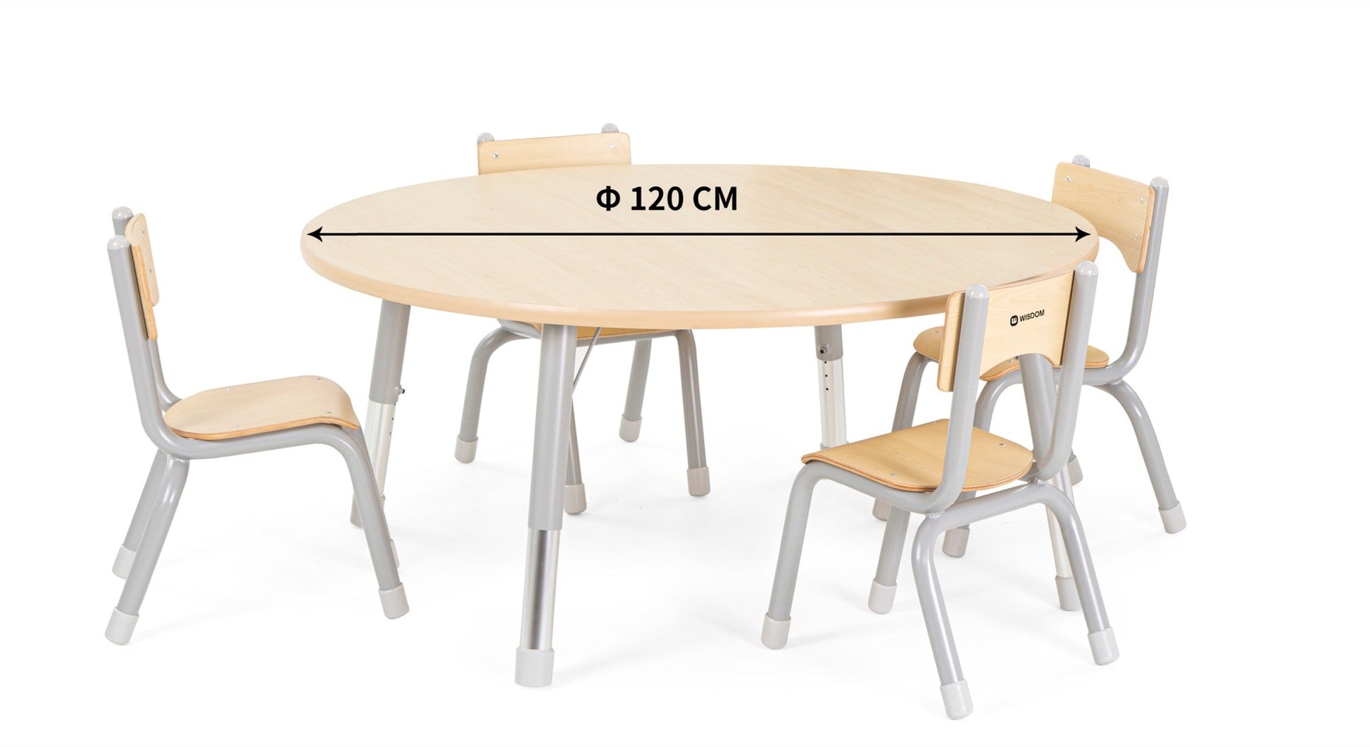 Wisdom - Ronde tafel voor klaslokaal verstelbaar - Owlaf - Playlaan