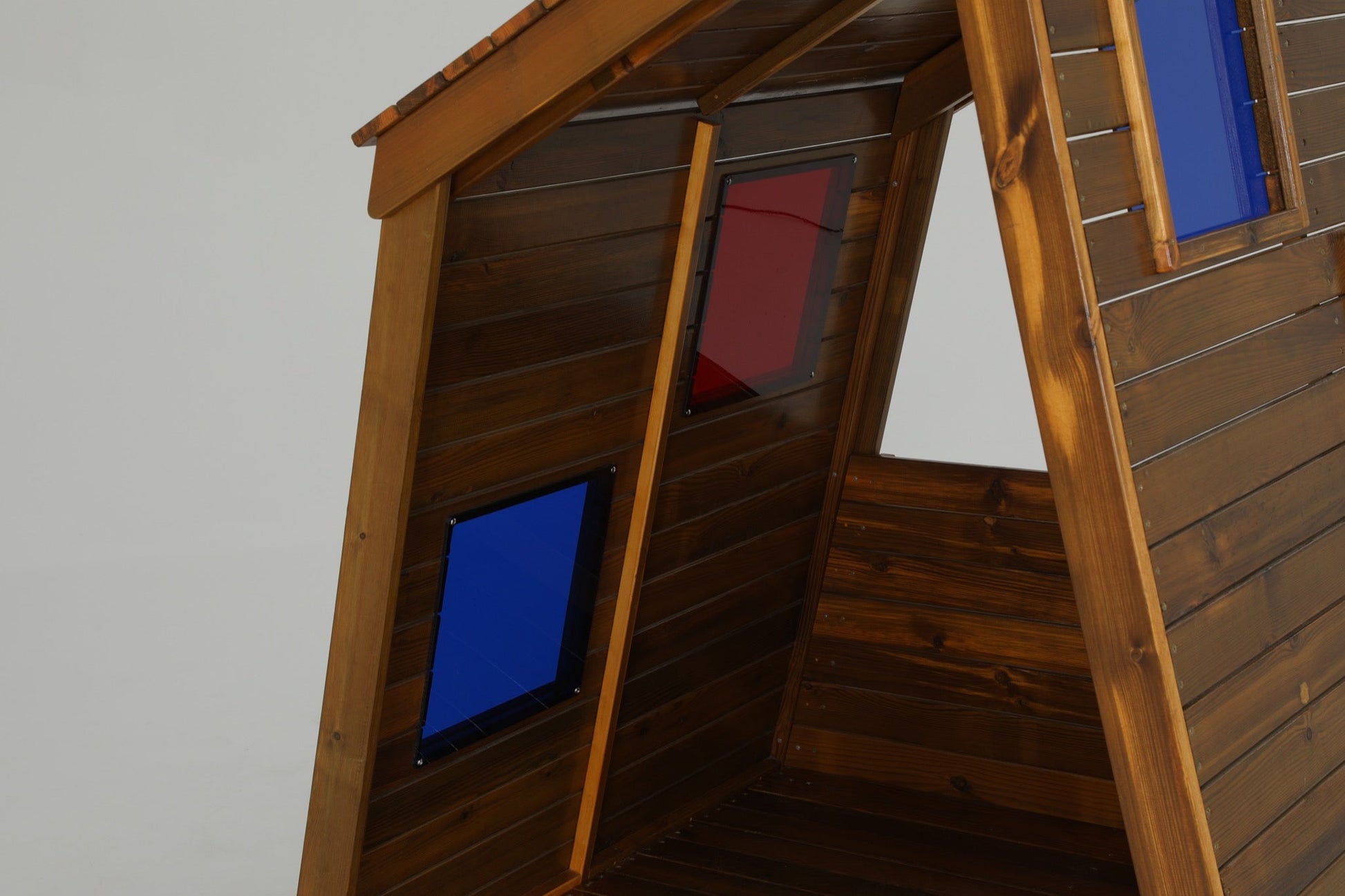 Wisdom - Speelhuisje Cabana voor buiten met kleurrijke kijkvenstertjes - Playlaan