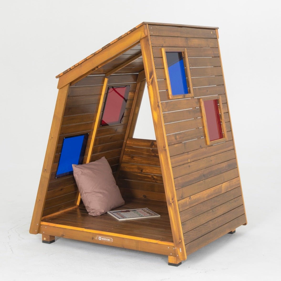 Wisdom - Speelhuisje Cabana voor buiten met kleurrijke kijkvenstertjes - Playlaan