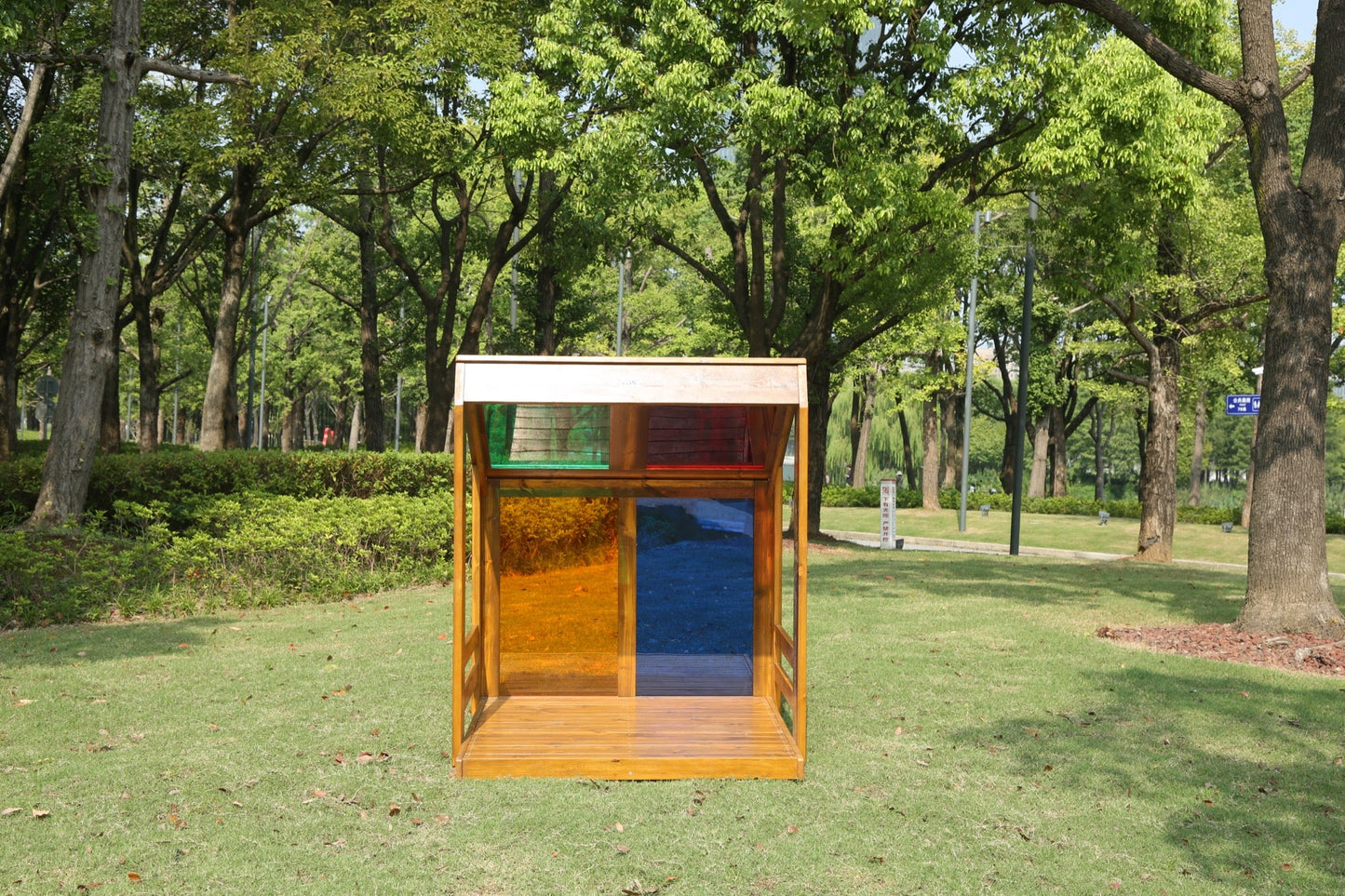 Wisdom - Speelhuisje regenboog (klein) voor buiten - Playlaan