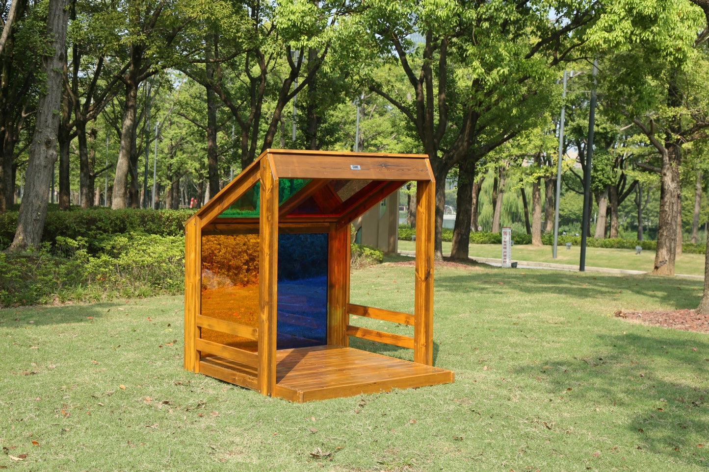 Wisdom - Speelhuisje regenboog (klein) voor buiten - Playlaan