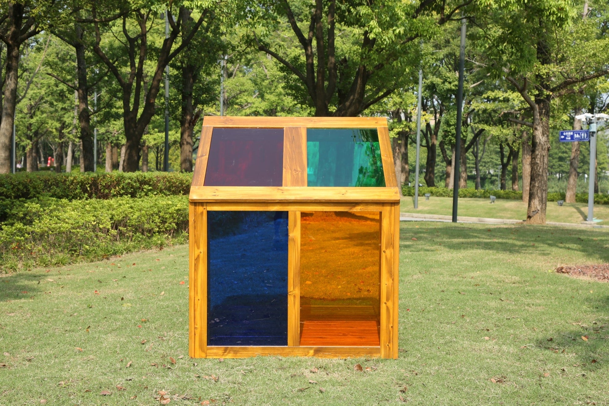 Wisdom - Speelhuisje regenboog (klein) voor buiten - Playlaan