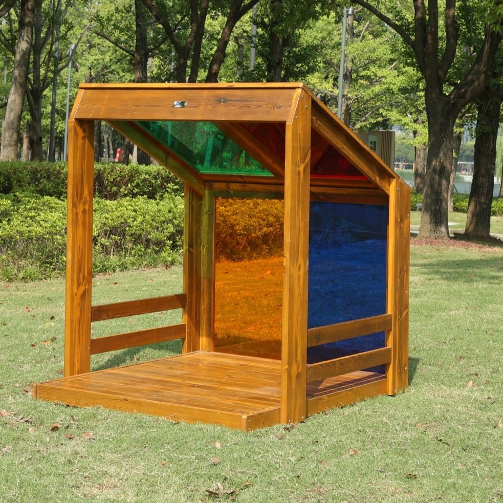 Wisdom - Speelhuisje regenboog (klein) voor buiten - Playlaan