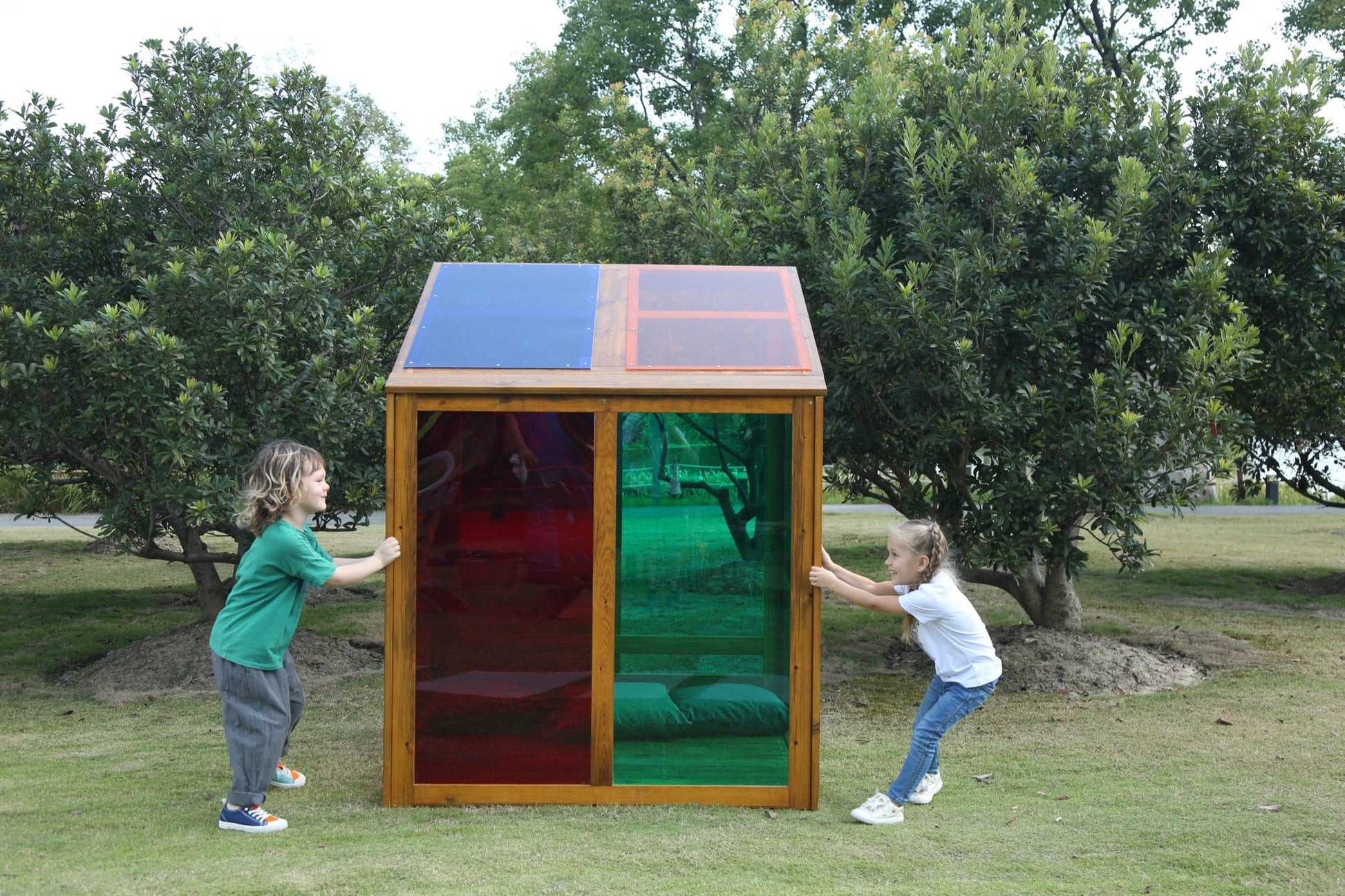 Wisdom - Speelhuisje regenboog voor buiten - Playlaan