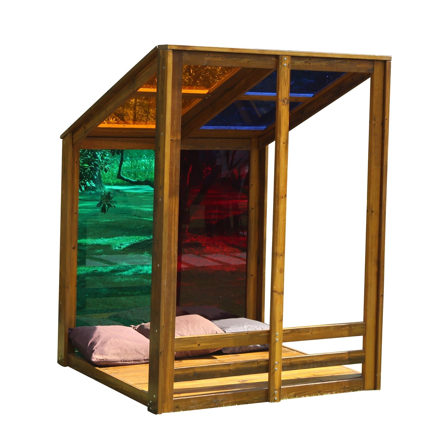 Wisdom - Speelhuisje regenboog voor buiten - Playlaan