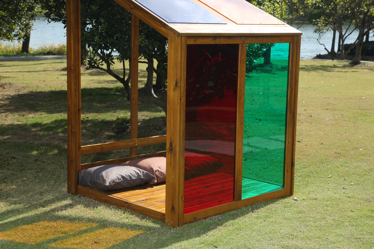 Wisdom - Speelhuisje regenboog voor buiten - Playlaan