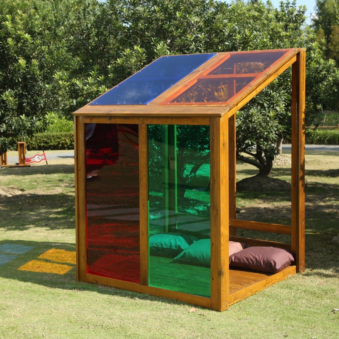 Wisdom - Speelhuisje regenboog voor buiten - Playlaan