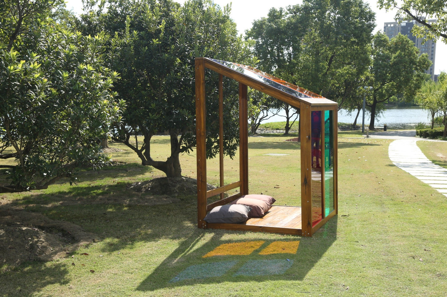 Wisdom - Speelhuisje regenboog voor buiten - Playlaan