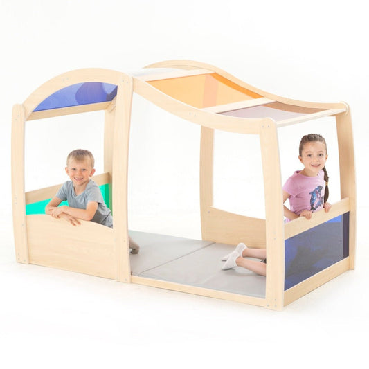 Wisdom - Speelhuisje voor kinderen - regenboogdesign - Playlaan