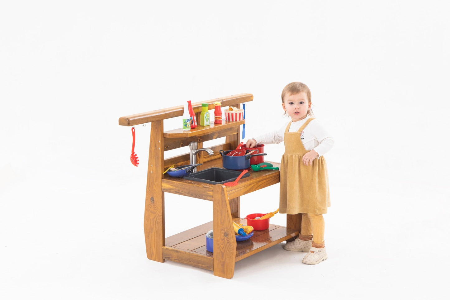 Wisdom - Speelkeuken voor buiten klein (werkhoogte 42cm) - Playlaan