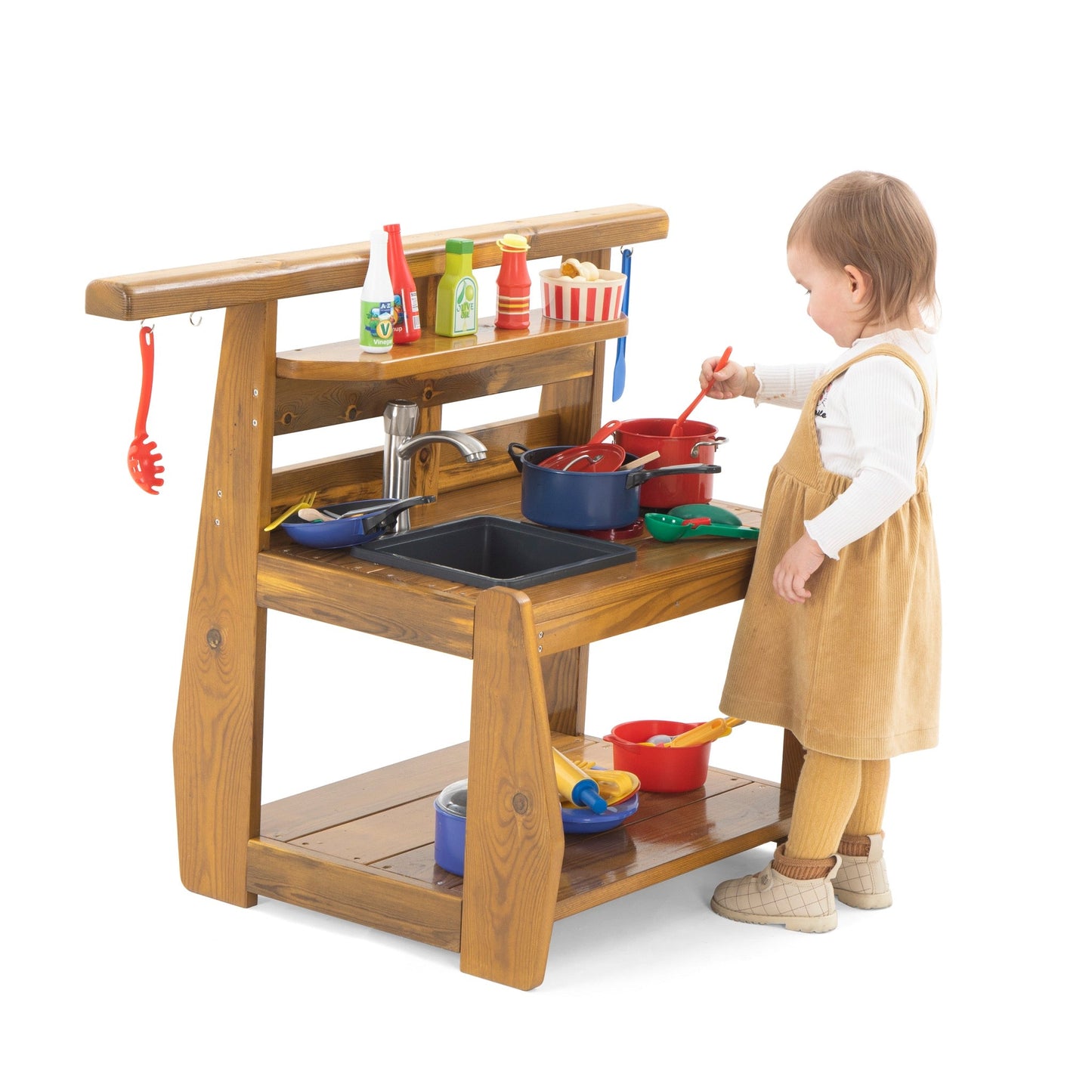 Wisdom - Speelkeuken voor buiten klein (werkhoogte 42cm) - Playlaan