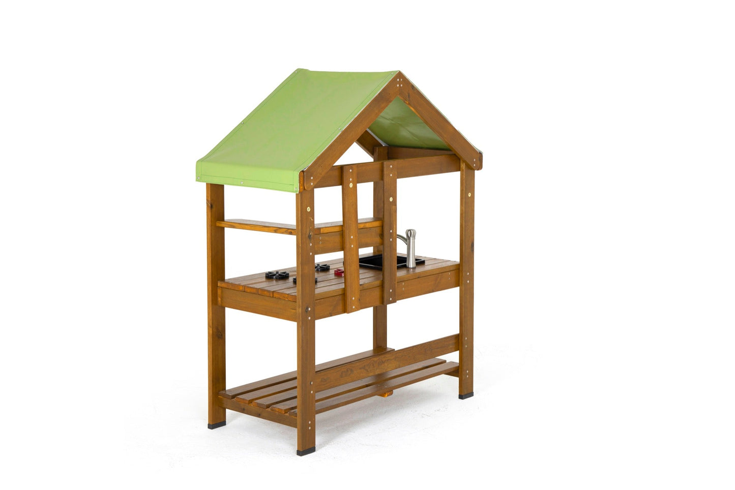 Wisdom - Speelkeuken voor buiten met dak (werkhoogte 55 cm) - Playlaan