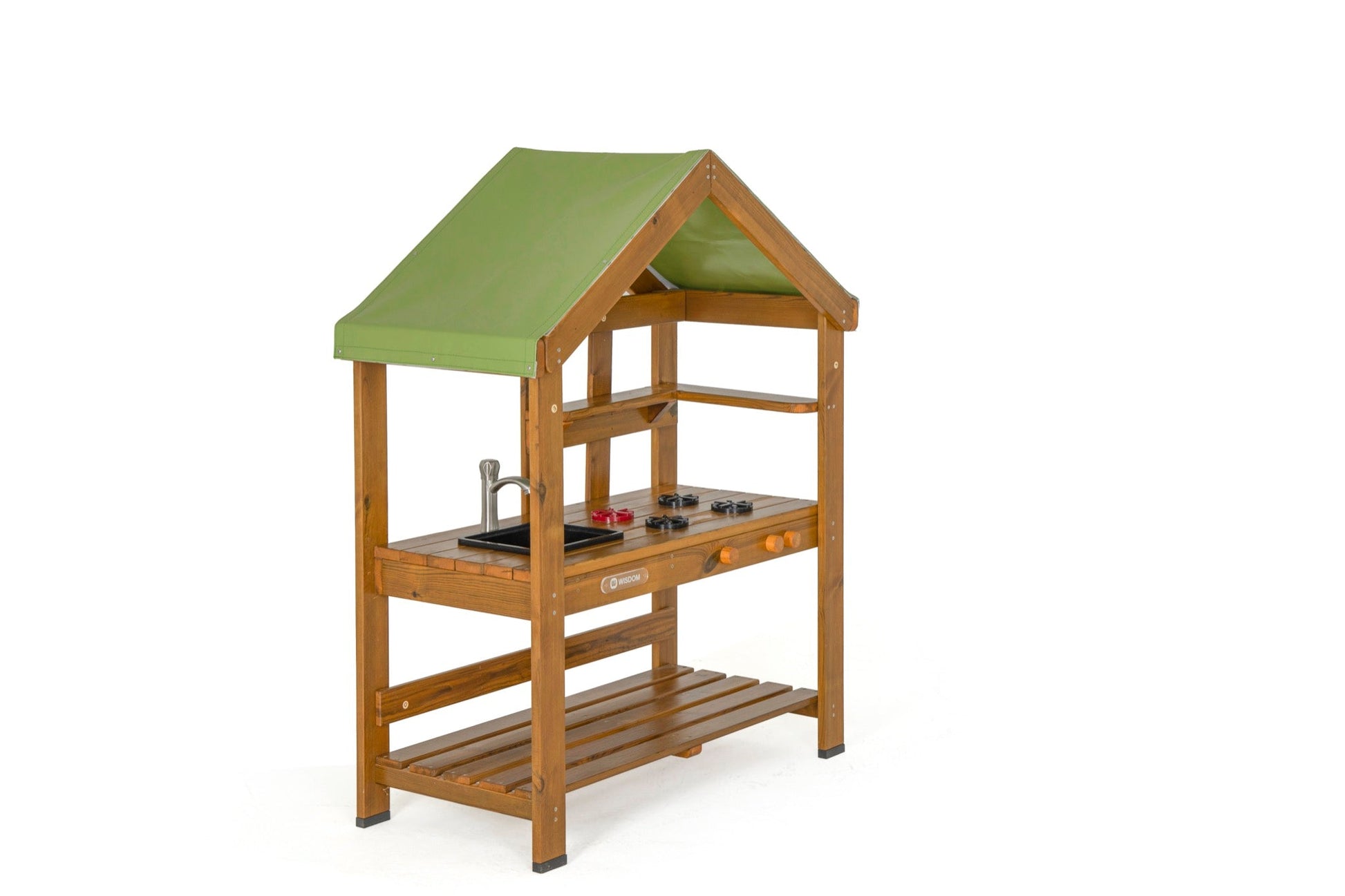 Wisdom - Speelkeuken voor buiten met dak (werkhoogte 55 cm) - Playlaan
