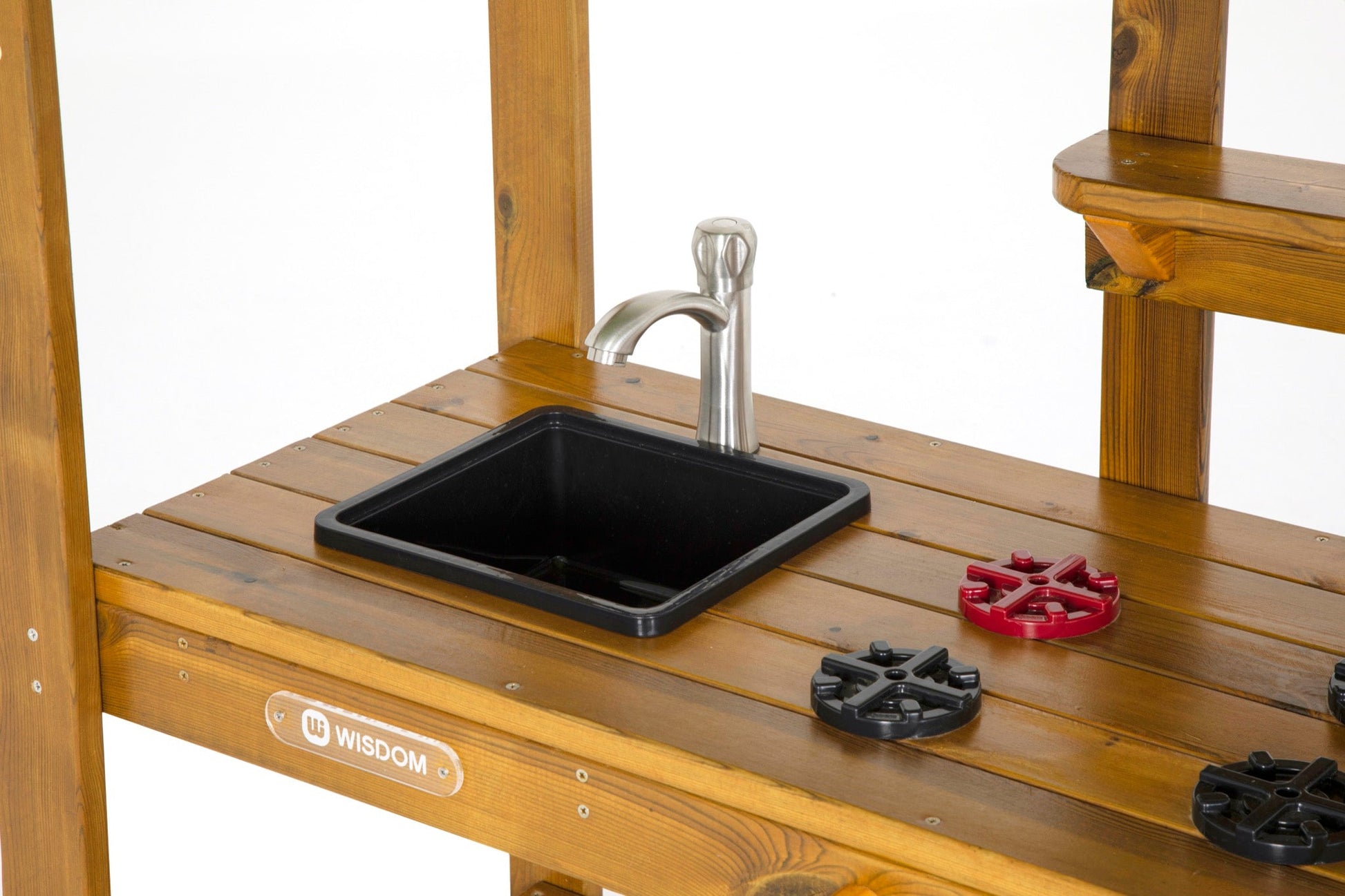 Wisdom - Speelkeuken voor buiten met dak (werkhoogte 55 cm) - Playlaan