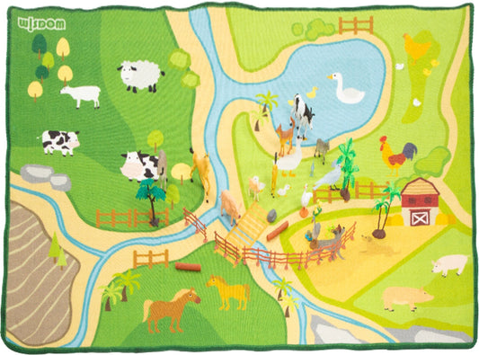 Wisdom - Speelkleed met boerderij - thema - Playlaan