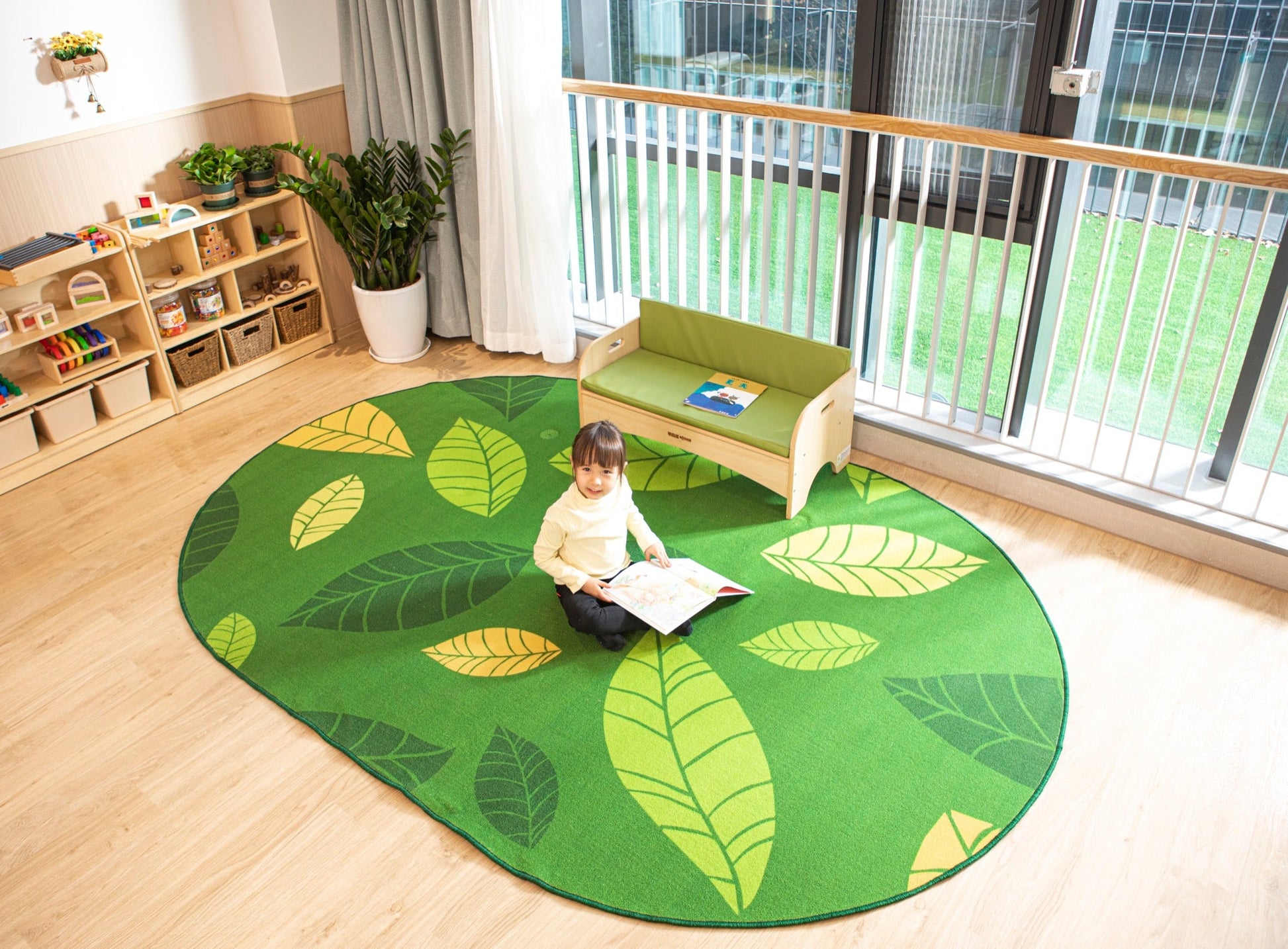 Wisdom - Speelmat met bladerenprint - Playlaan