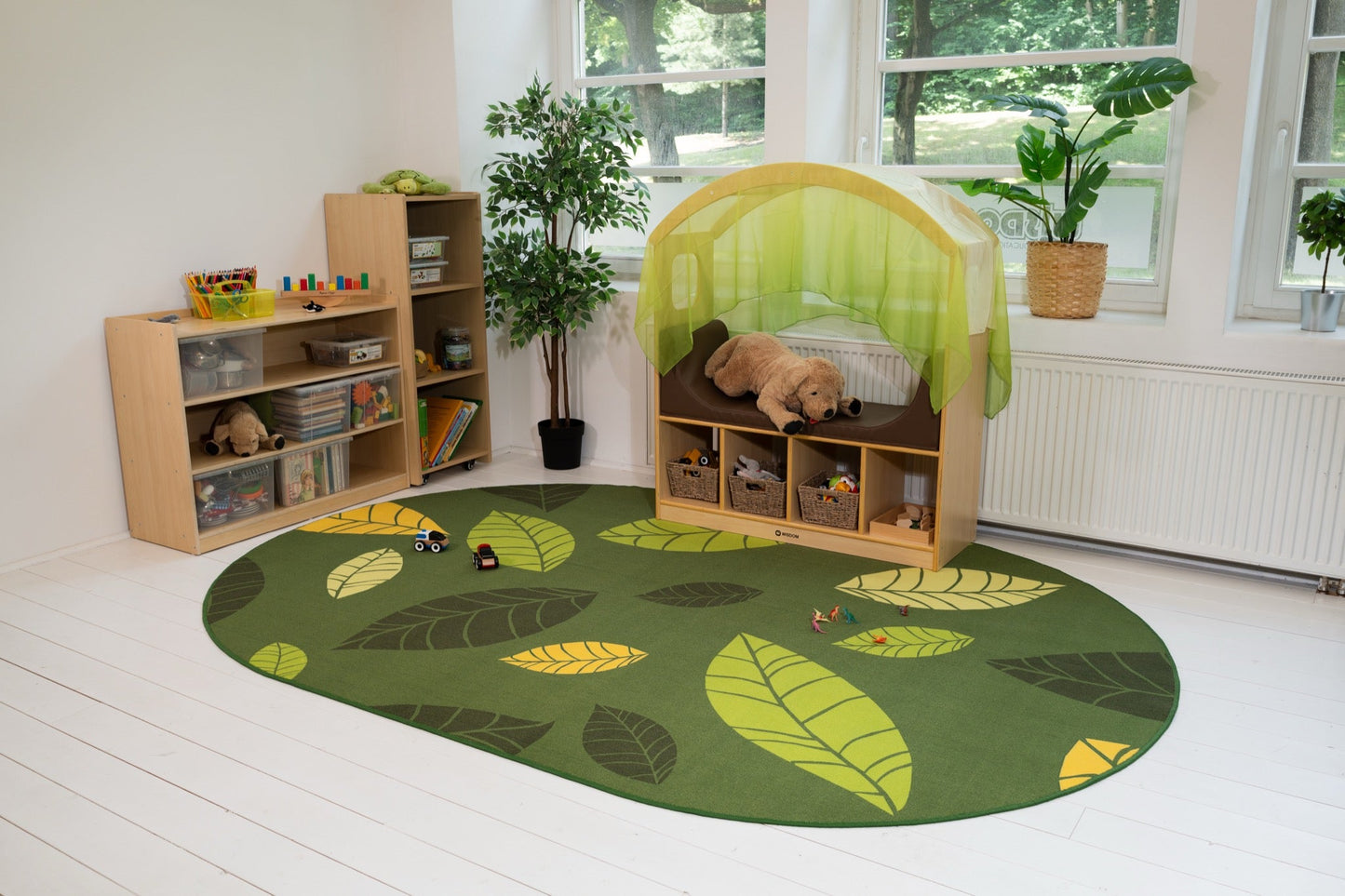 Wisdom - Speelmat met bladerenprint - Playlaan