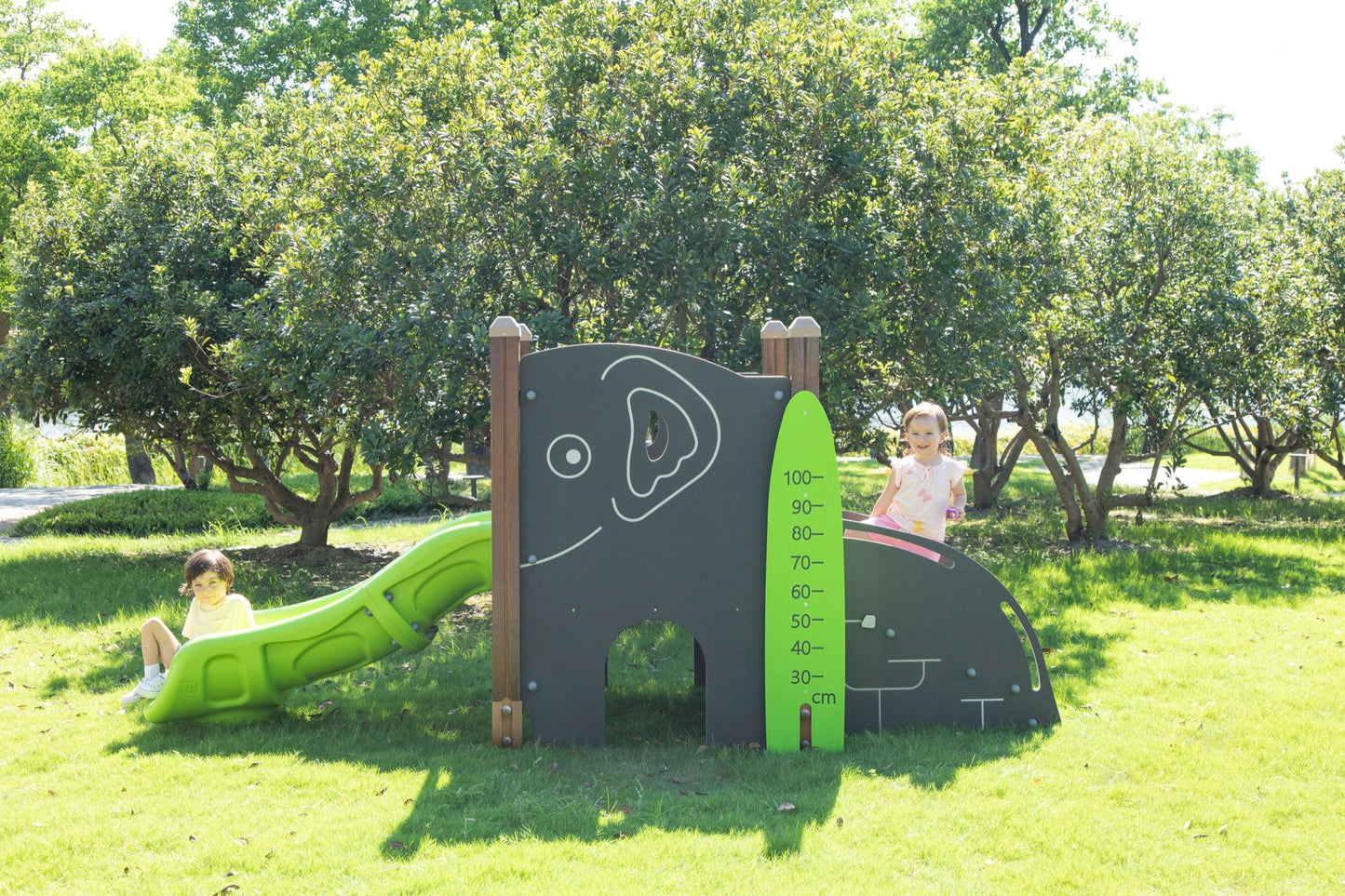 Wisdom - Speeltoestel Olifant met glijbaan - Playlaan