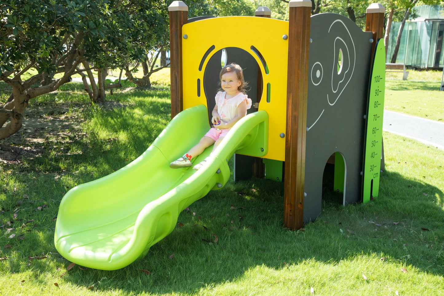 Wisdom - Speeltoestel Olifant met glijbaan - Playlaan