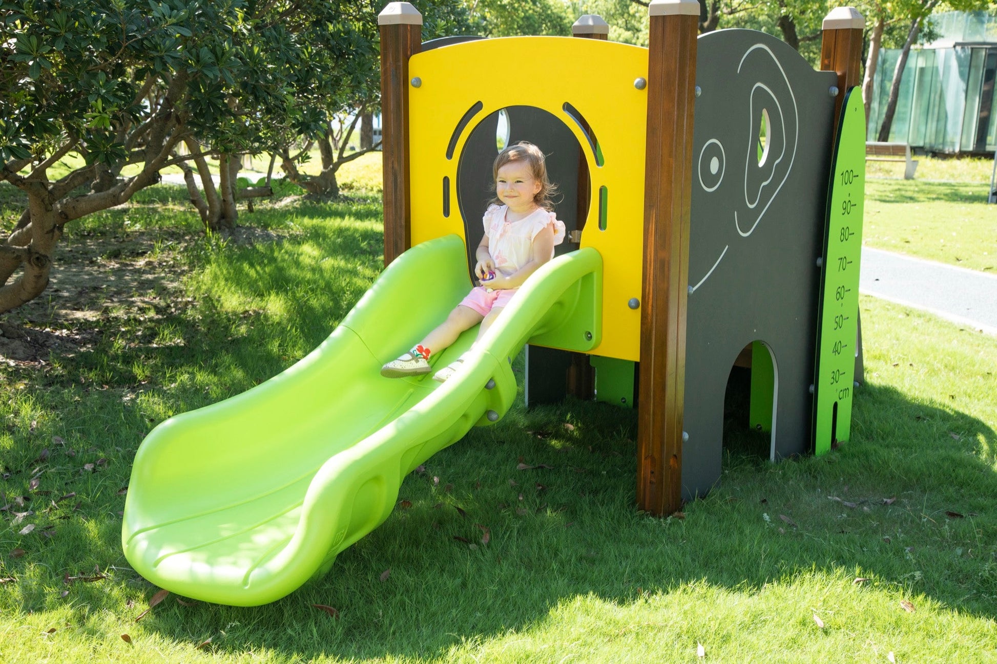 Wisdom - Speeltoestel Olifant met glijbaan - Playlaan