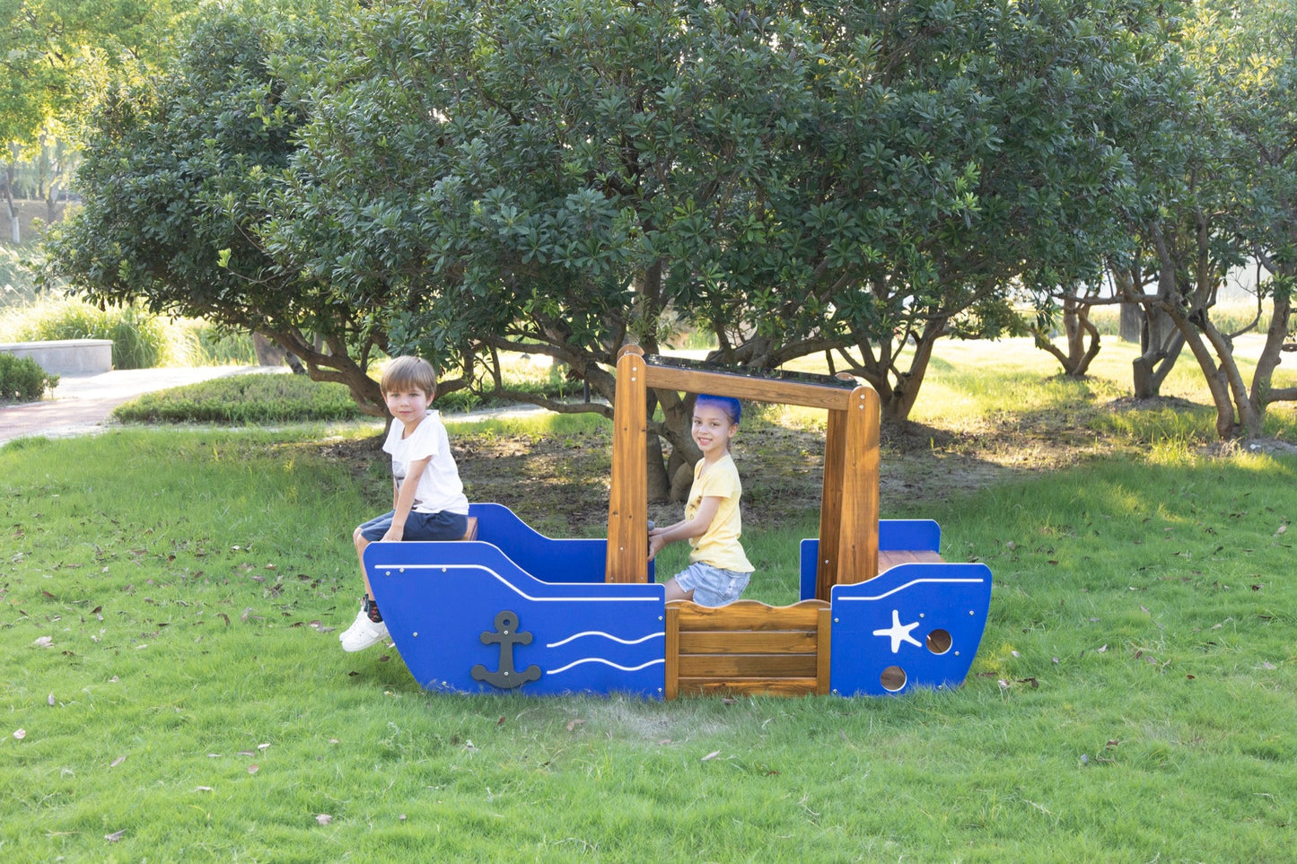 Wisdom - Speelvissersboot voor buiten - Playlaan