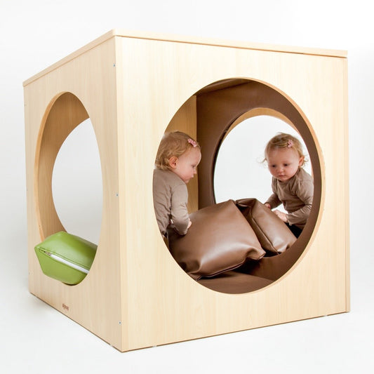 Wisdom - Spiegelkubus speelhoek voor kinderen - met 2 spiegels - Playlaan
