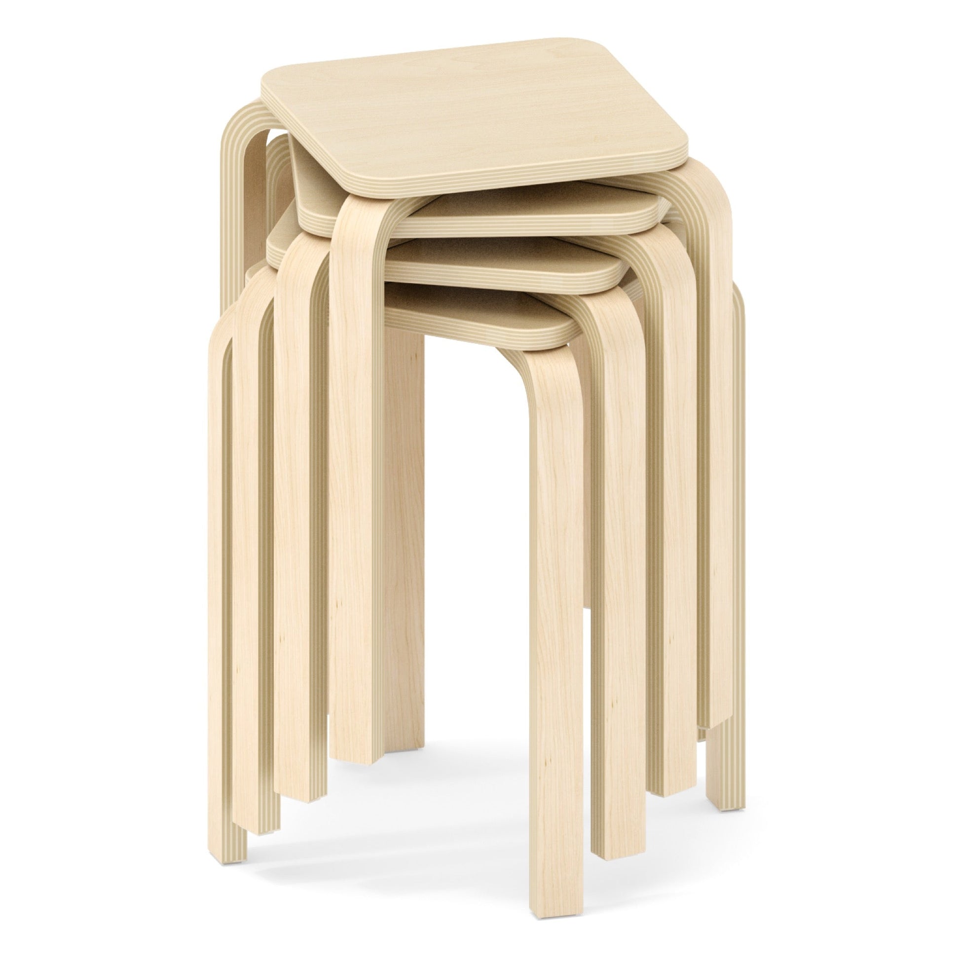Wisdom - Stapelbare krukken OLA set van 4 (26 - 48 cm) - Playlaan