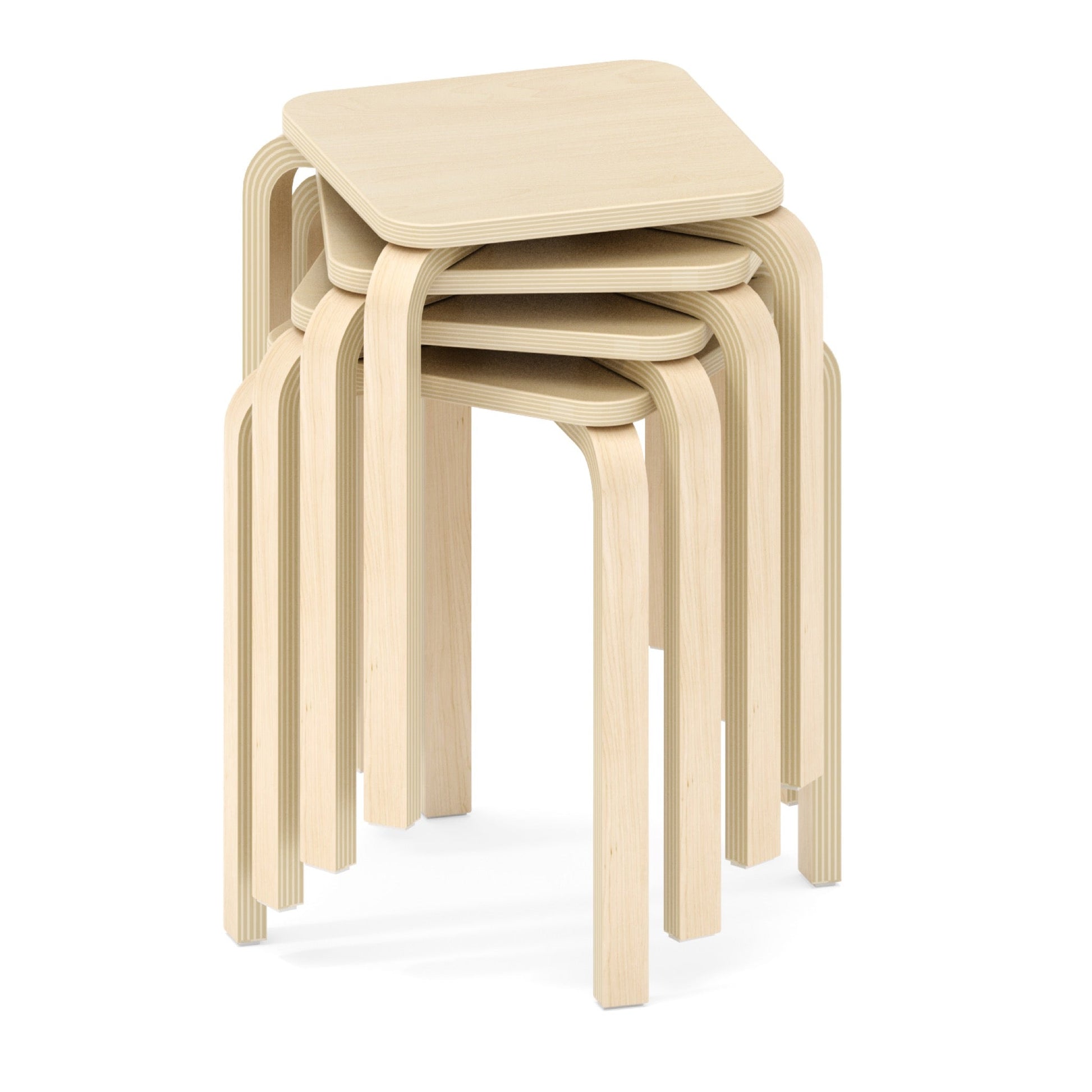 Wisdom - Stapelbare krukken OLA set van 4 (26 - 48 cm) - Playlaan
