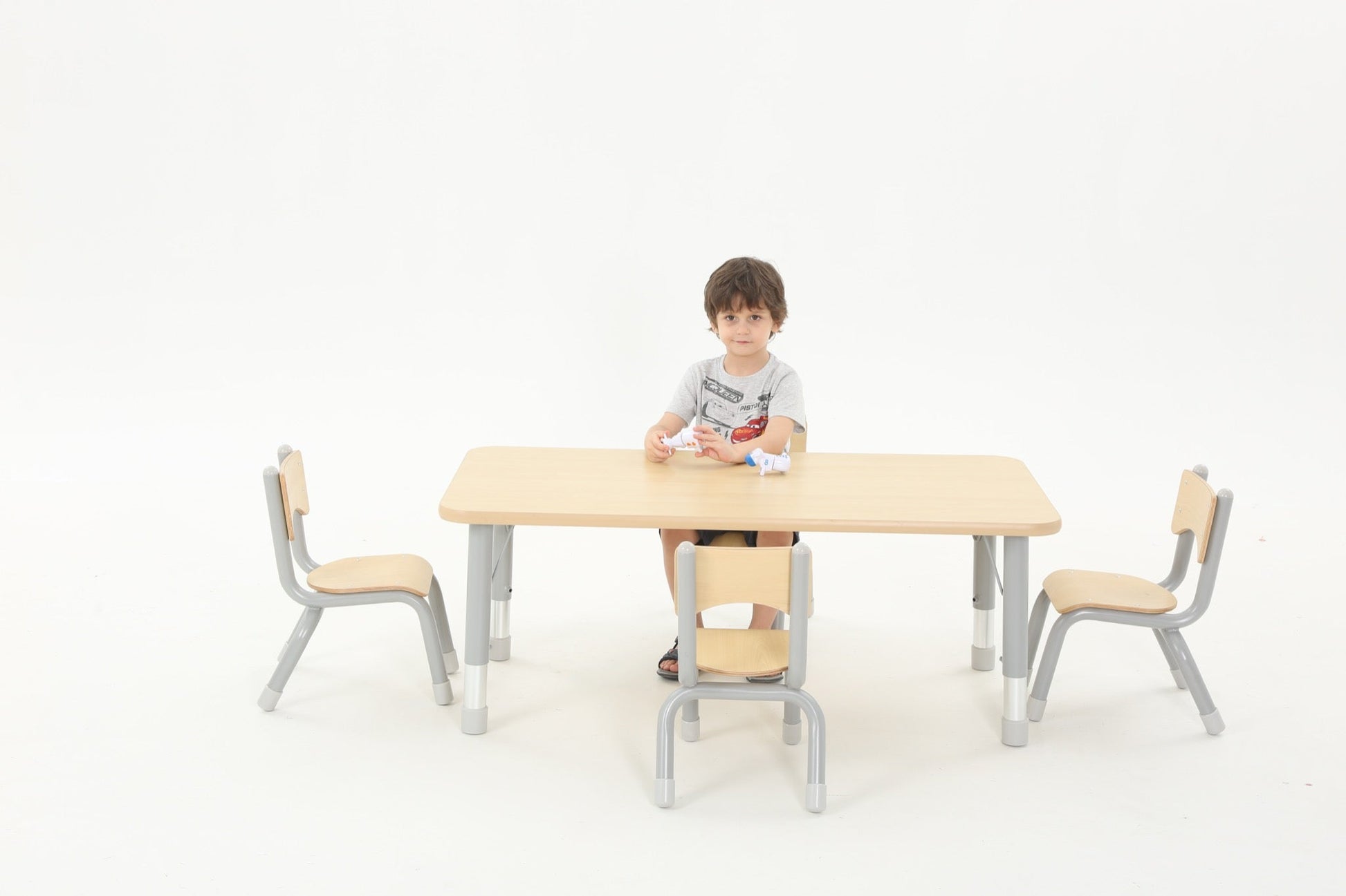 Wisdom - Stoelen voor klaslokaal Owlaf set 4stuks - 26cm - Playlaan