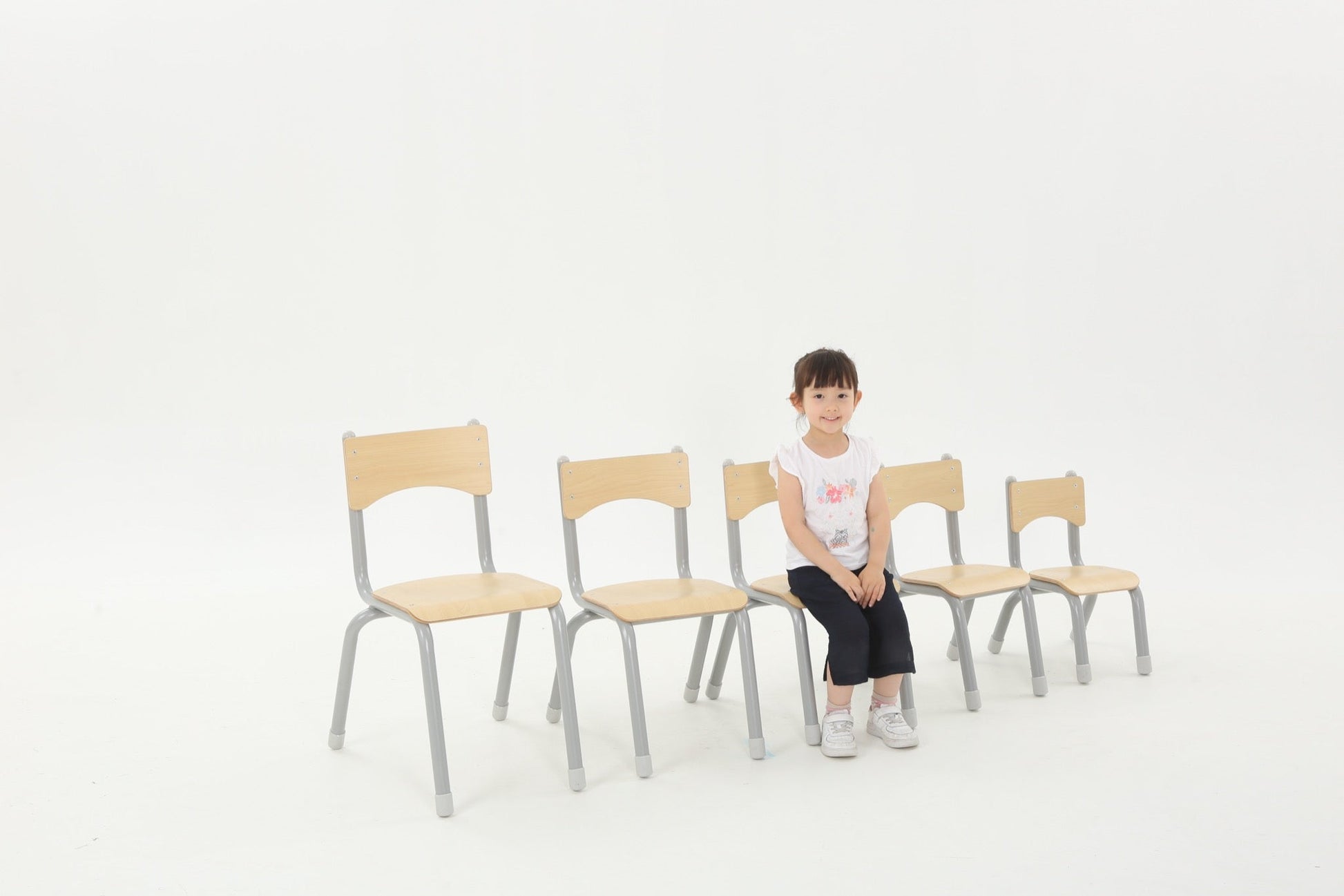 Wisdom - Stoelen voor klaslokaal Owlaf set 4stuks - 26cm - Playlaan