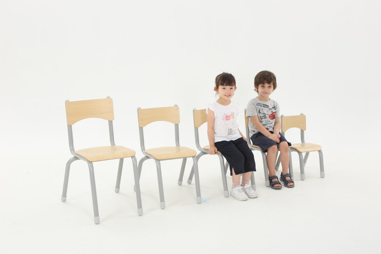 Wisdom - Stoelen voor klaslokaal Owlaf set 4stuks - 26cm - Playlaan