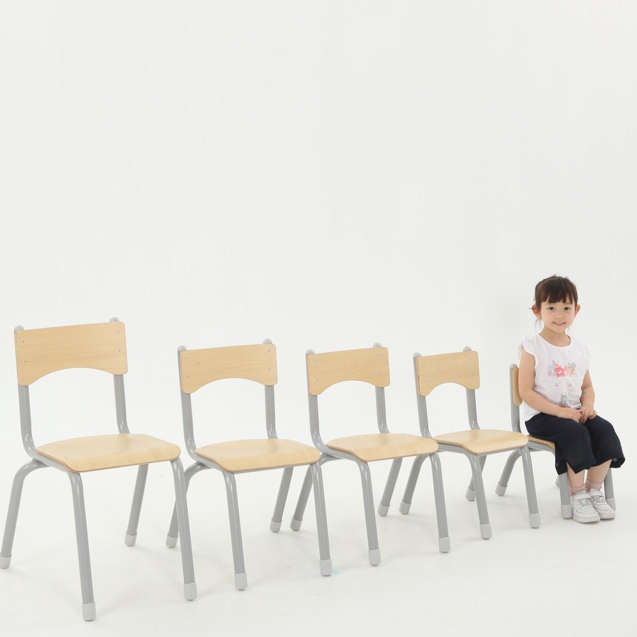 Wisdom - Stoelen voor klaslokaal Owlaf set 4stuks - 26cm - Playlaan
