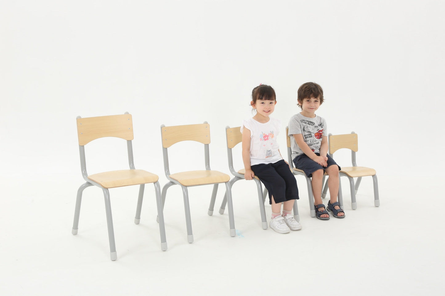 Wisdom - Stoelen voor klaslokaal Owlaf set 4stuks - 26cm - Playlaan