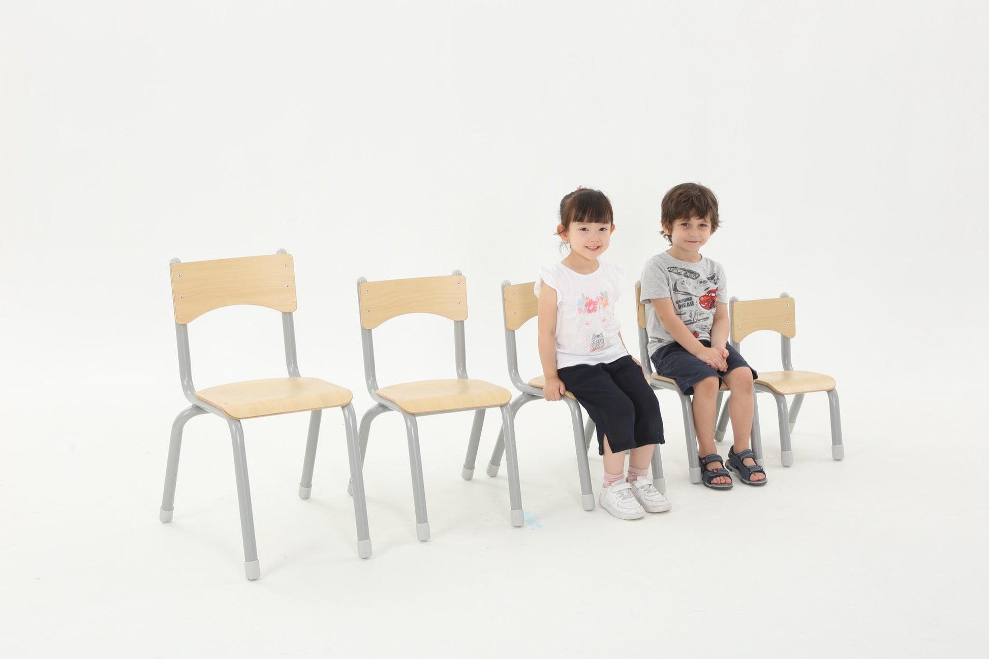 Wisdom - Stoelen voor klaslokaal Owlaf set 4stuks - 26cm - Playlaan