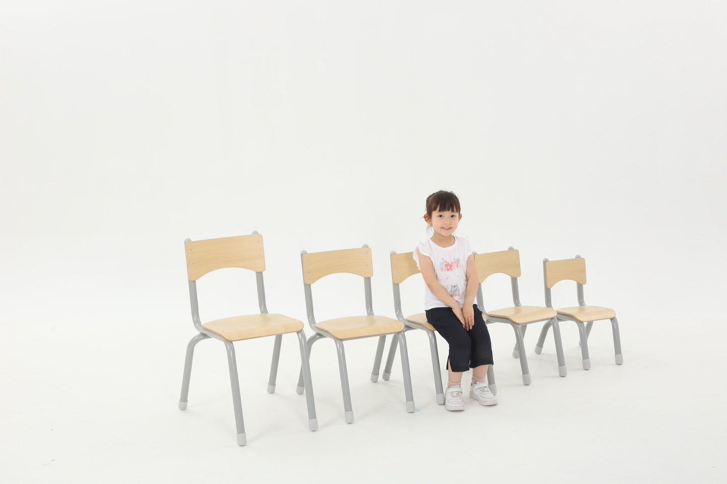 Wisdom - Stoelen voor klaslokaal Owlaf set 4stuks - 26cm - Playlaan