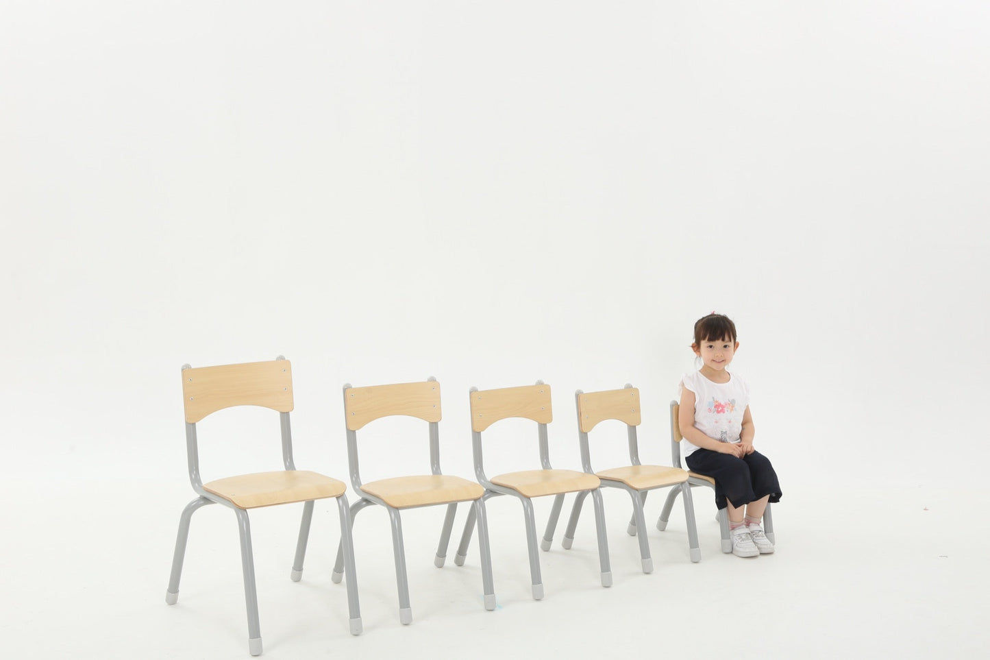 Wisdom - Stoelen voor klaslokaal Owlaf set 4stuks - 26cm - Playlaan
