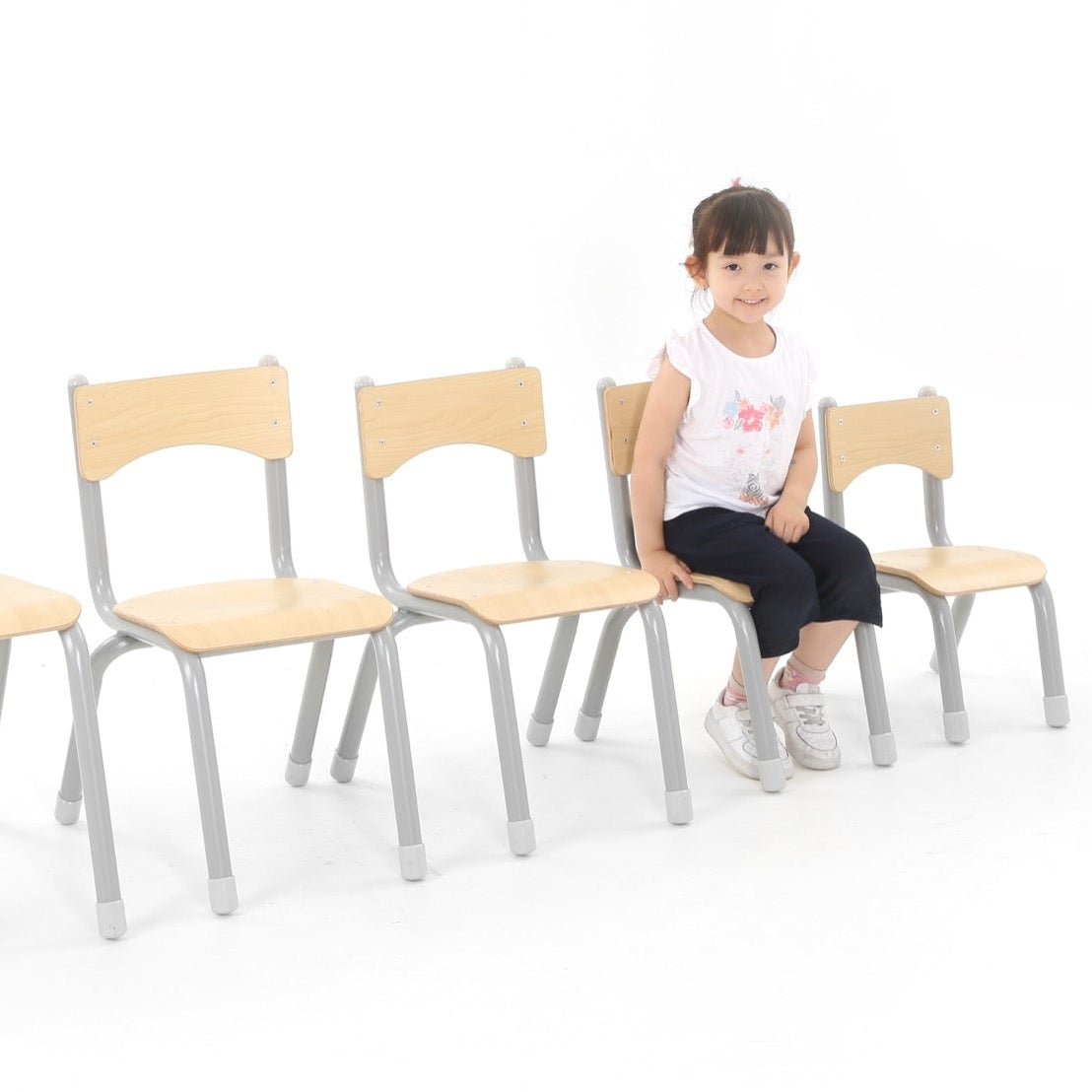 Wisdom - Stoelen voor klaslokaal Owlaf set 4stuks - 31cm - Playlaan